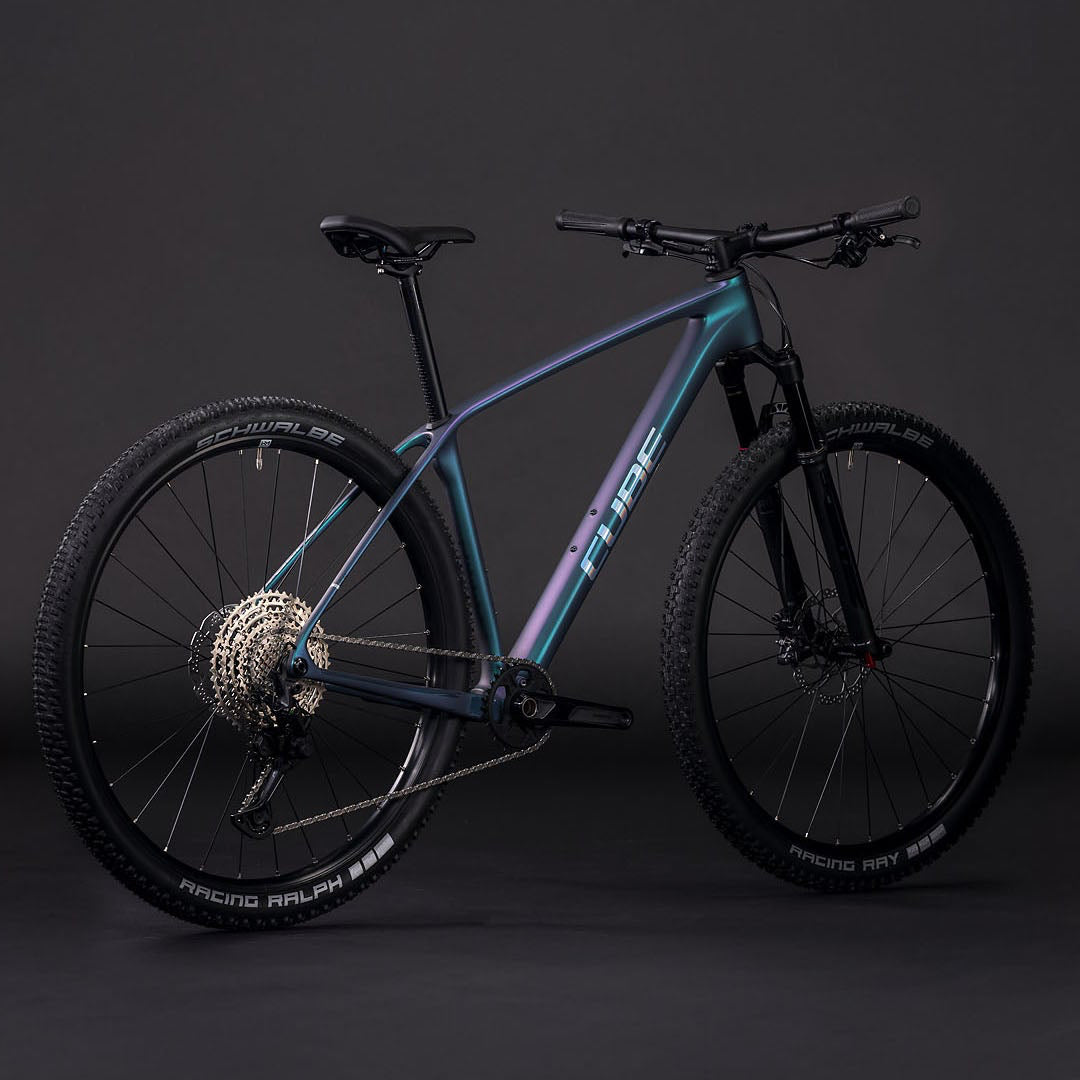 Bicicleta de montaña CUBE REACTION C:62 RACE 29 - azul paloma y arte