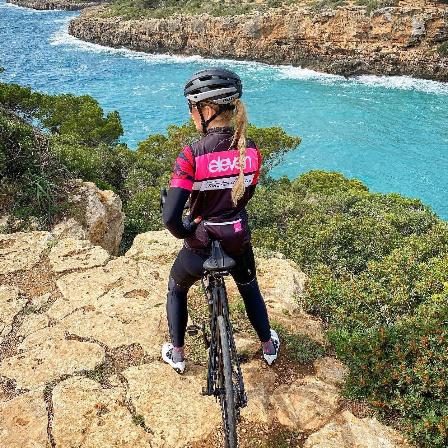 ELEVEN SPORTSWEAR Dame cykelvest F160 sort