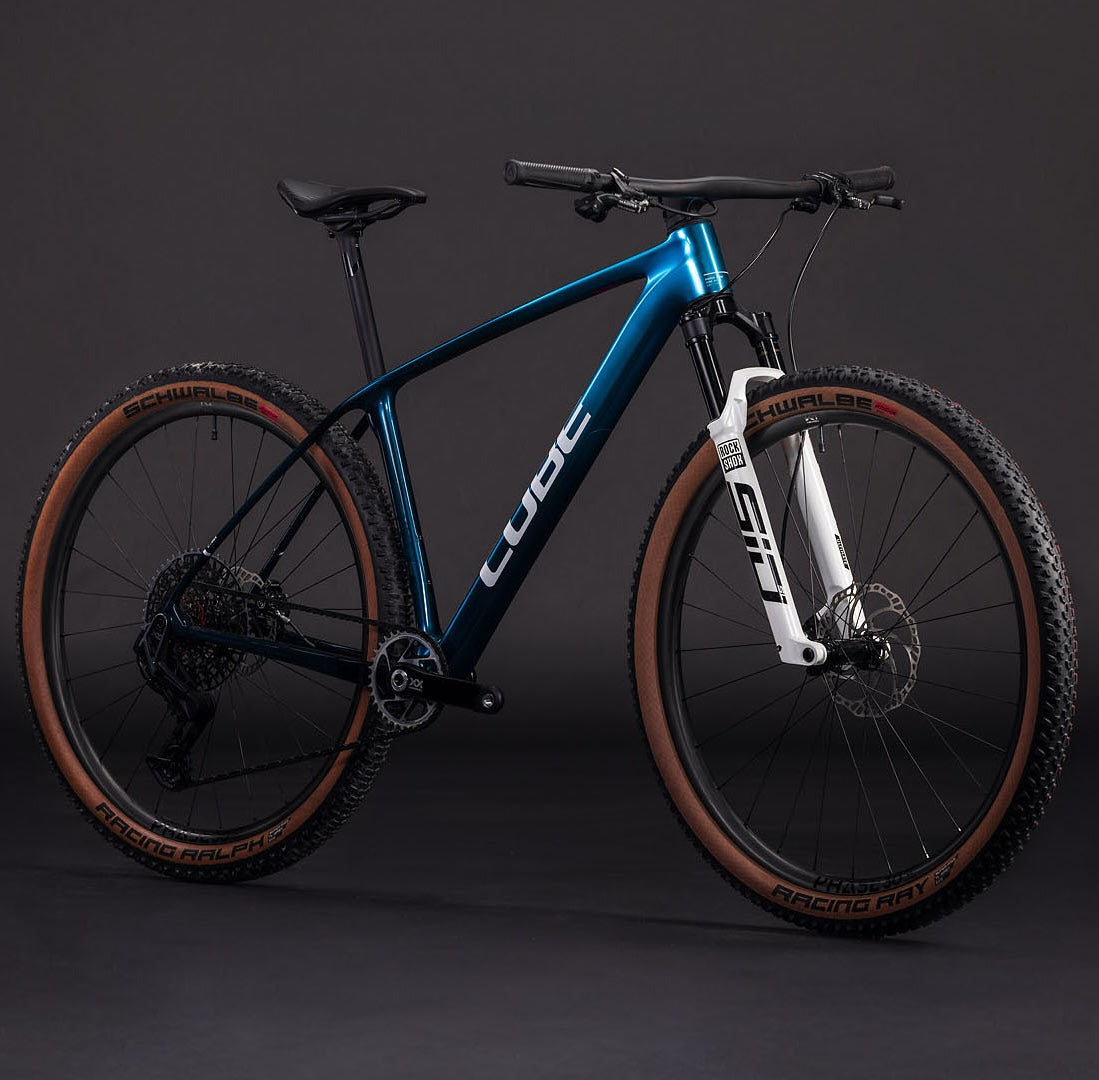 CUBE Phenix C:68X Race mountain bike - chromeblue´n´liquidblue