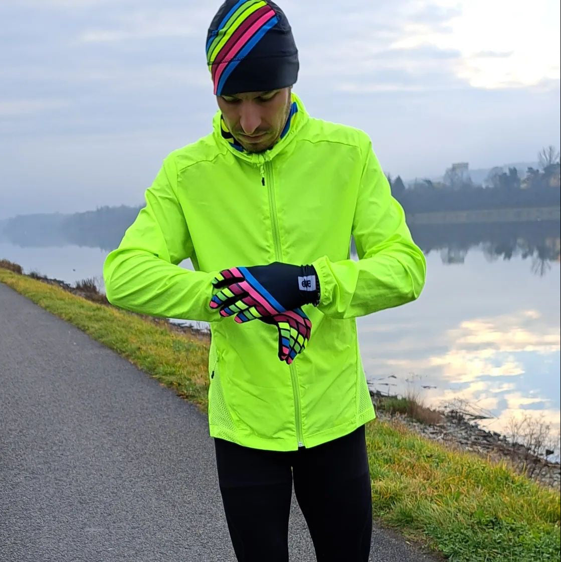 ELEVEN SPORTSWEAR Løbehandsker STRIPE