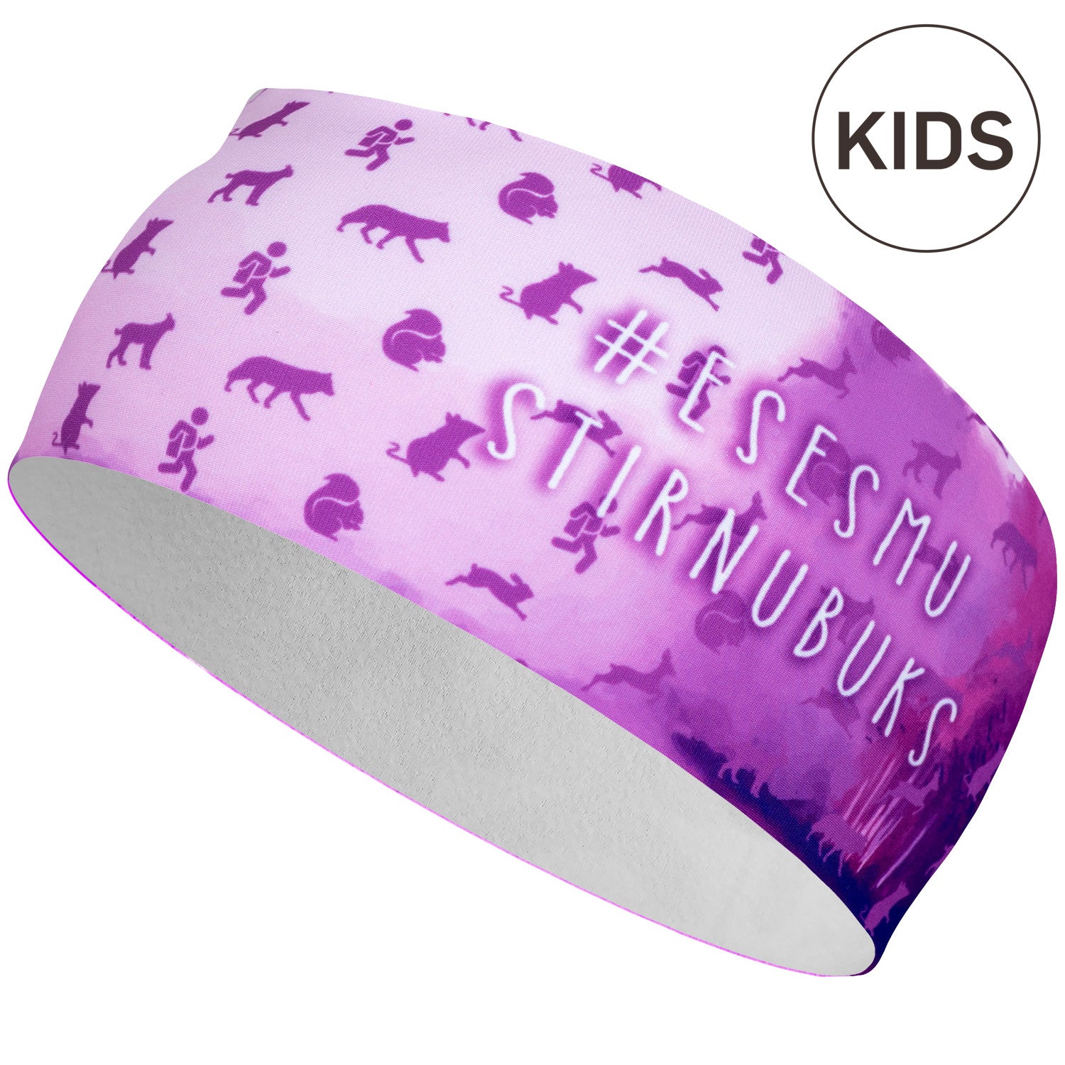 ELEVEN SPORTSWEAR DOLOMITI STIRNU BUKS Headband for kids - purple
