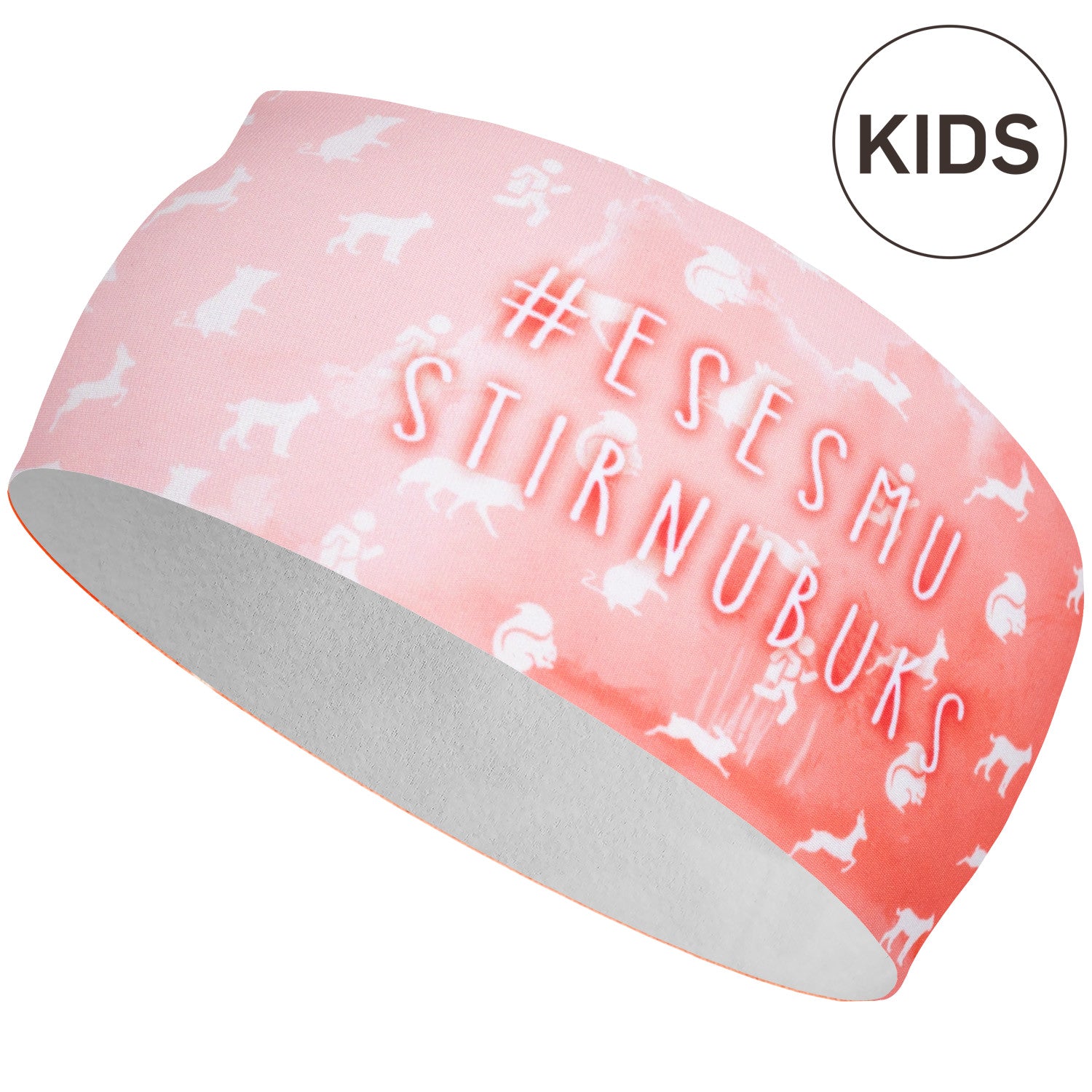 ELEVEN SPORTSWEAR DOLOMITI STIRNU BUKS Headband for kids - peach