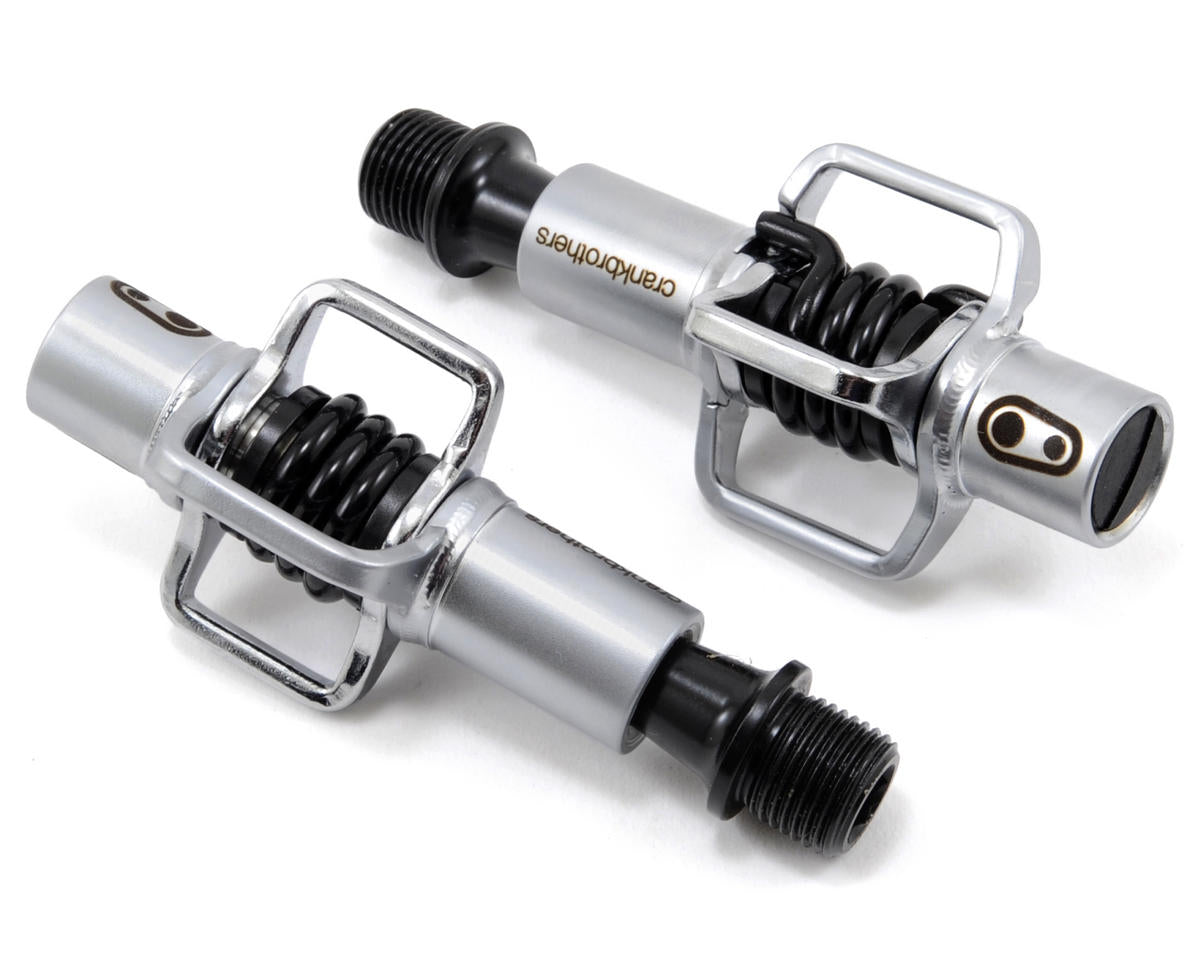 CRANKBROTHERS EGGBEATER 1 Klik-pedaler - sølv/rød