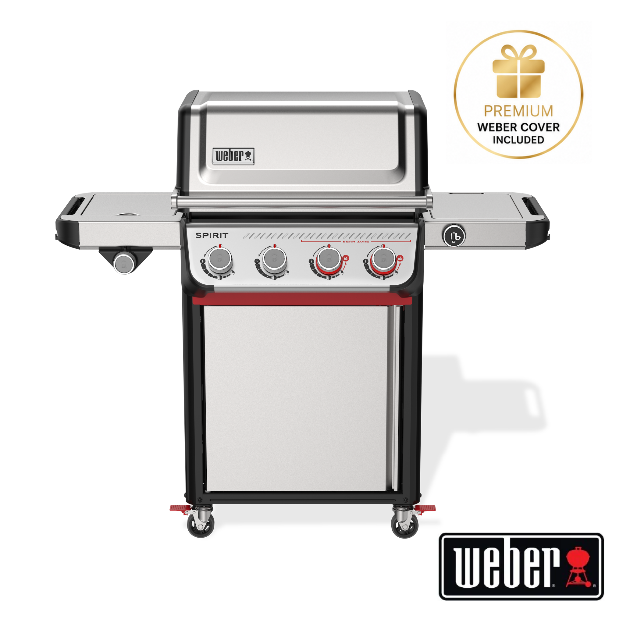 Parrilla de gas WEBER SPIRIT SP-435, 1501034 + Funda premium para barbacoa GRATIS