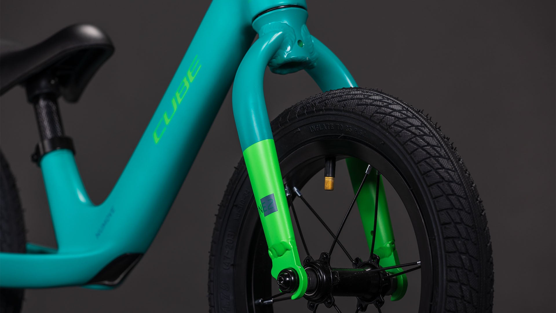 CUBE NUMOVE 120 WALK balance bike - seagreen´n´green
