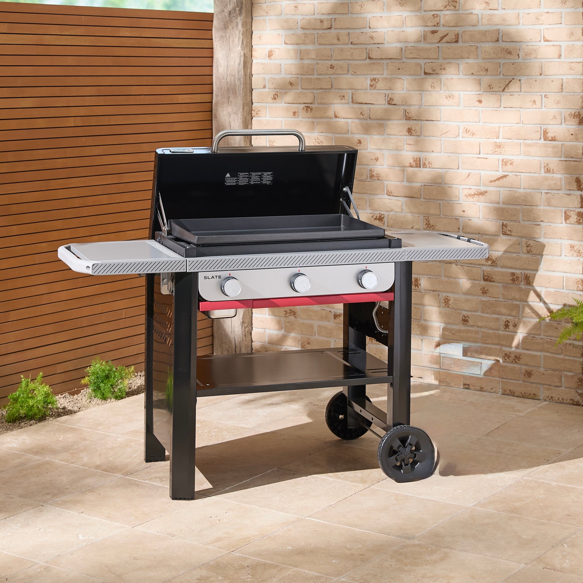 WEBER SLATE GP 71 CM Premium Griddle Gas Grill – 1501779 - WEBER - Evelostore