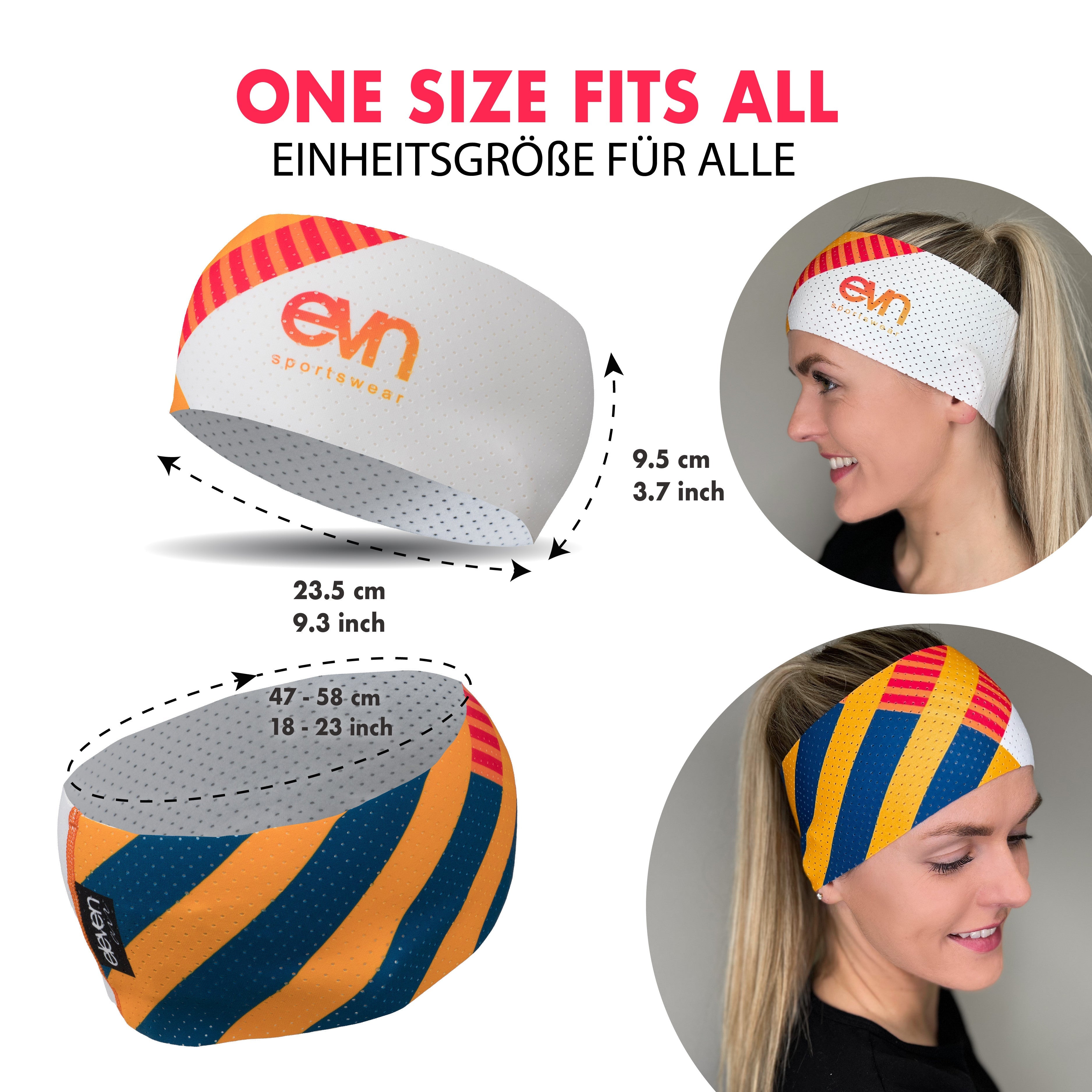 ELEVEN SPORTSWEAR Stirnband AIR BARS orange
