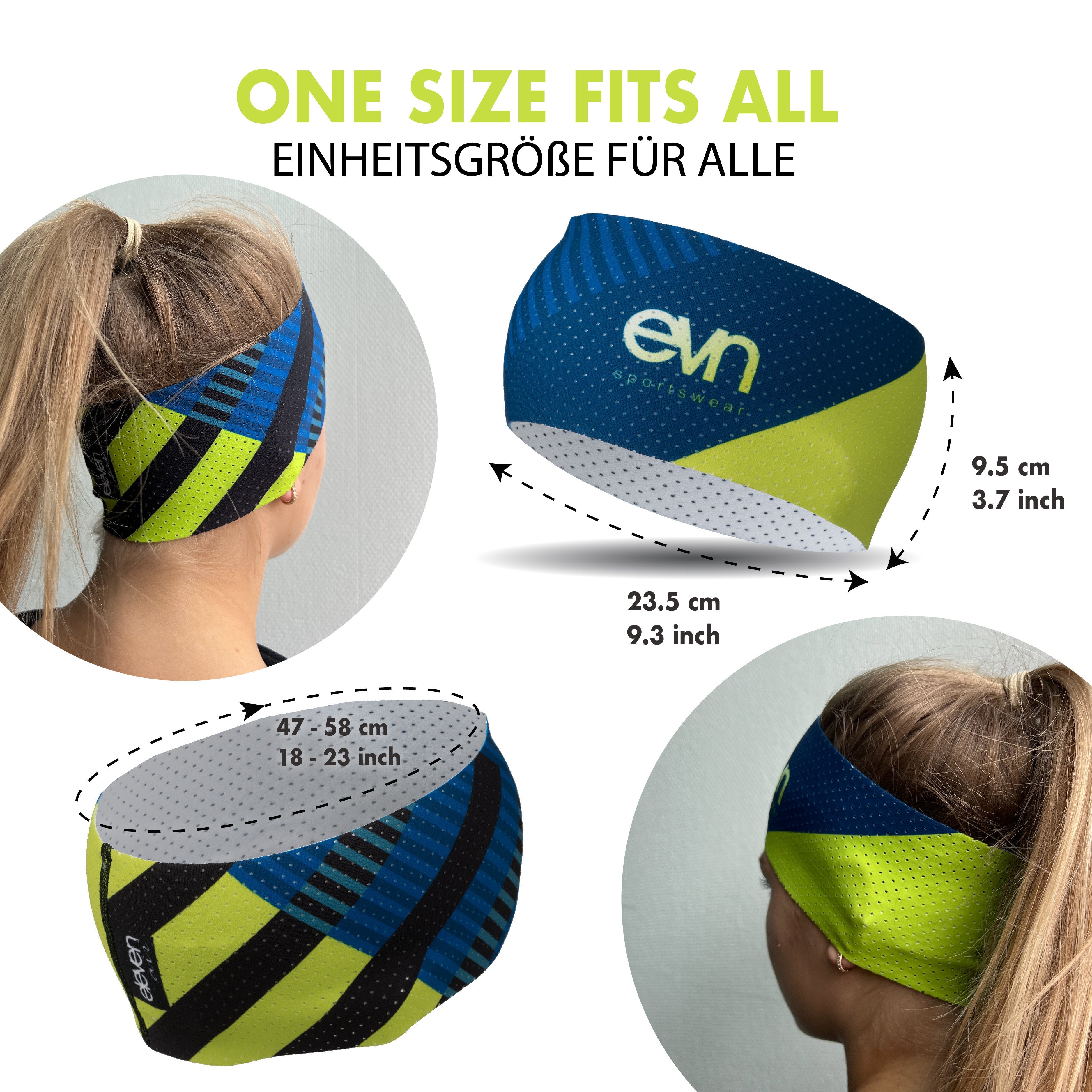 ELEVEN SPORTSWEAR Stirnband AIR BARS grün