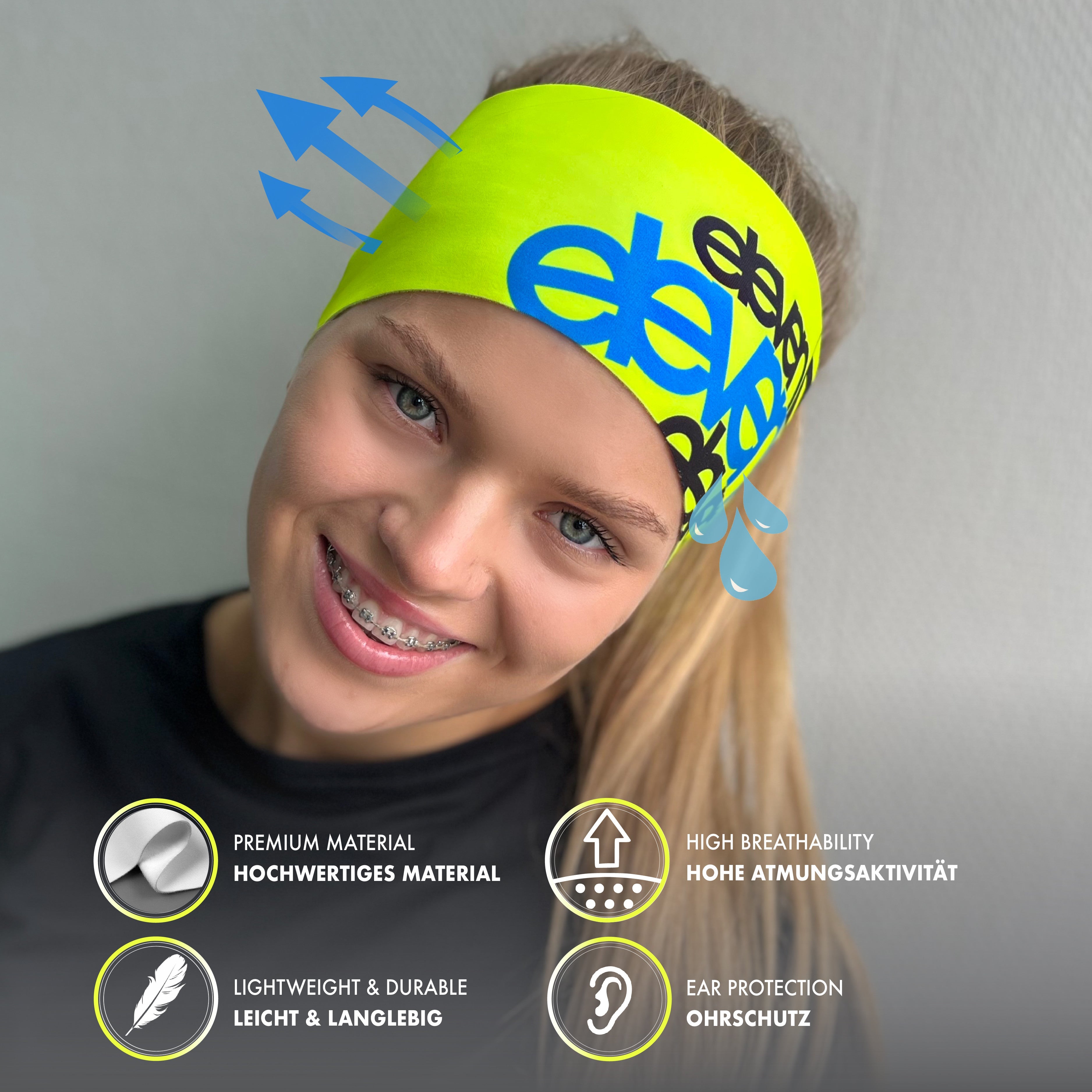 ELEVEN SPORTSWEAR Stirnband Dolomiti FLUO F11 blau