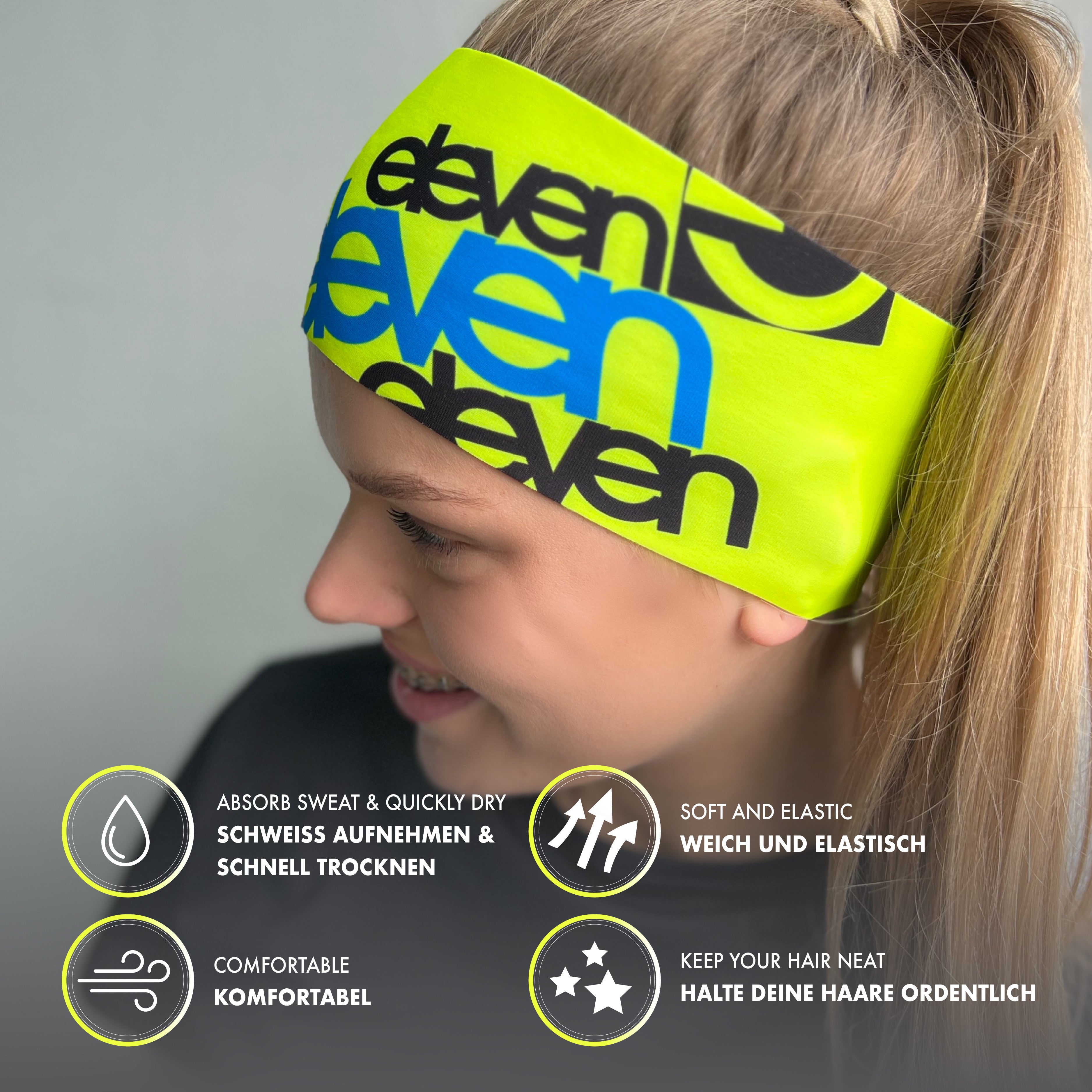 ELEVEN SPORTSWEAR Stirnband Dolomiti FLUO F11 blau