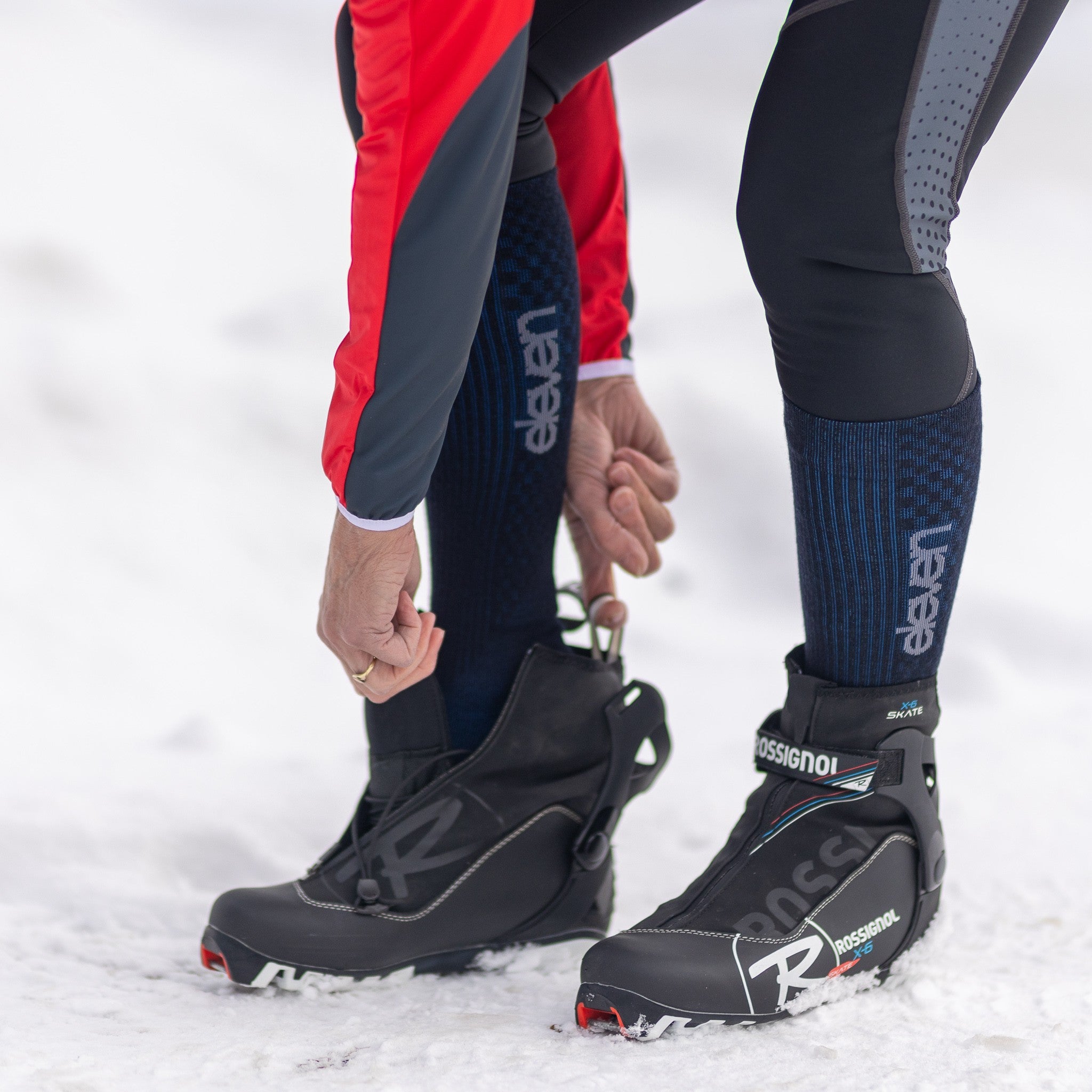 Calcetines de compresión largos Merino ELEVEN SPORTSWEAR - fucsia