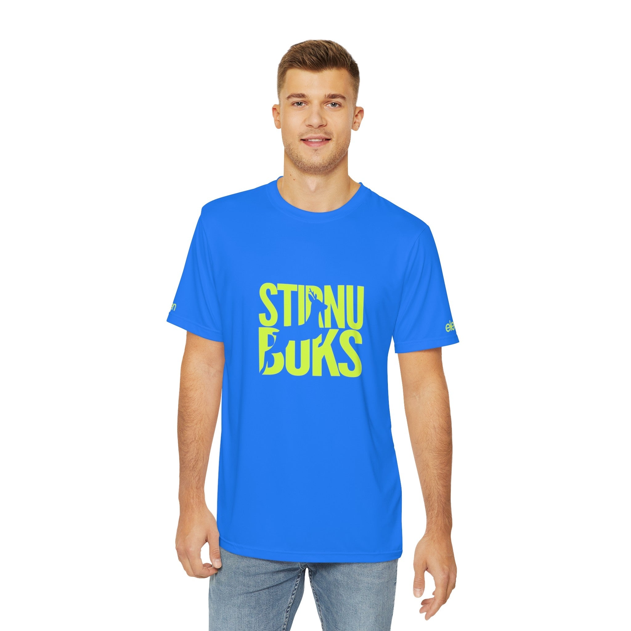 ELEVEN SPORTSWEAR Classic sports t-shirt STIRNU BUKS - blue
