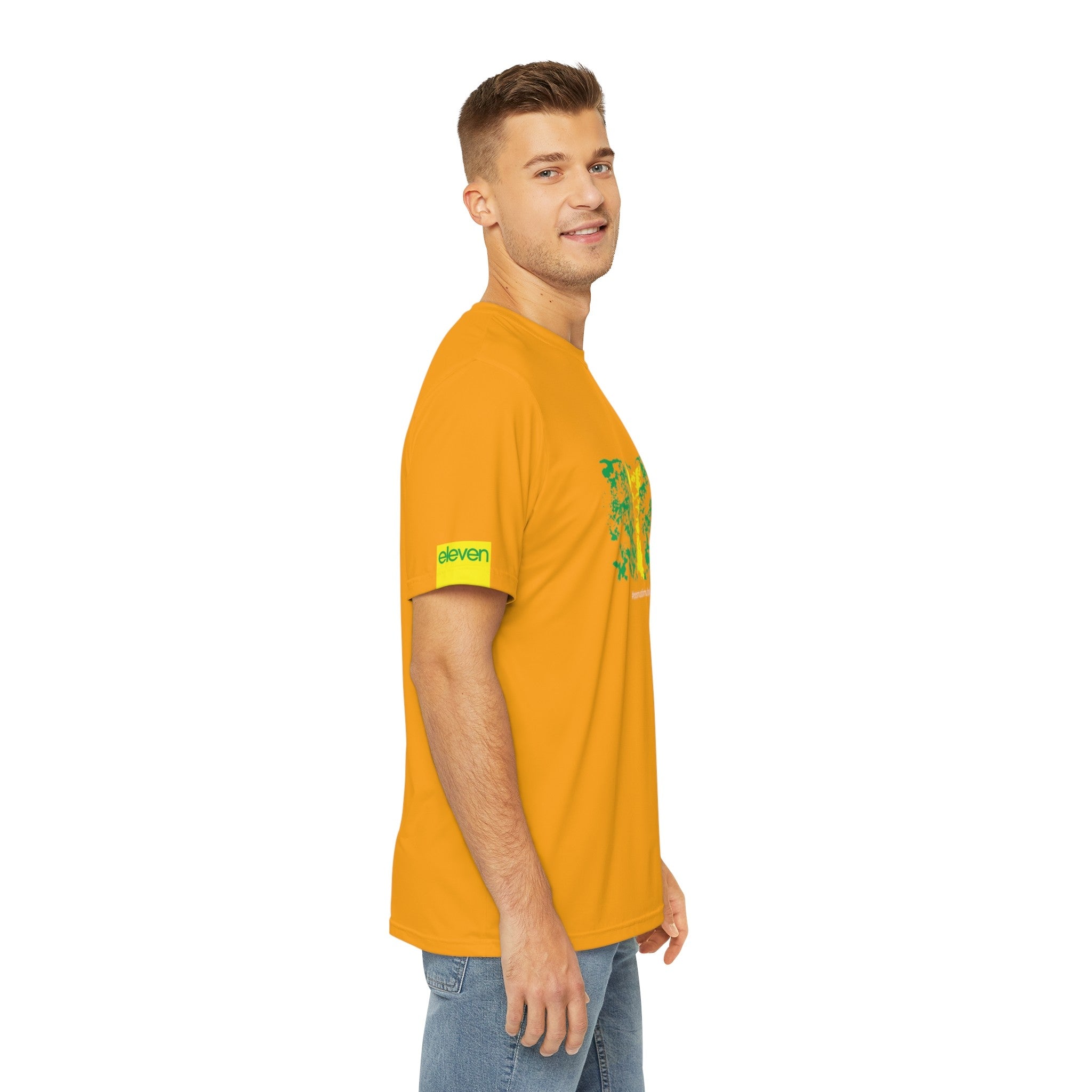 ELEVEN SPORTSWEAR Classic sports t-shirt STIRNU BUKS - orange