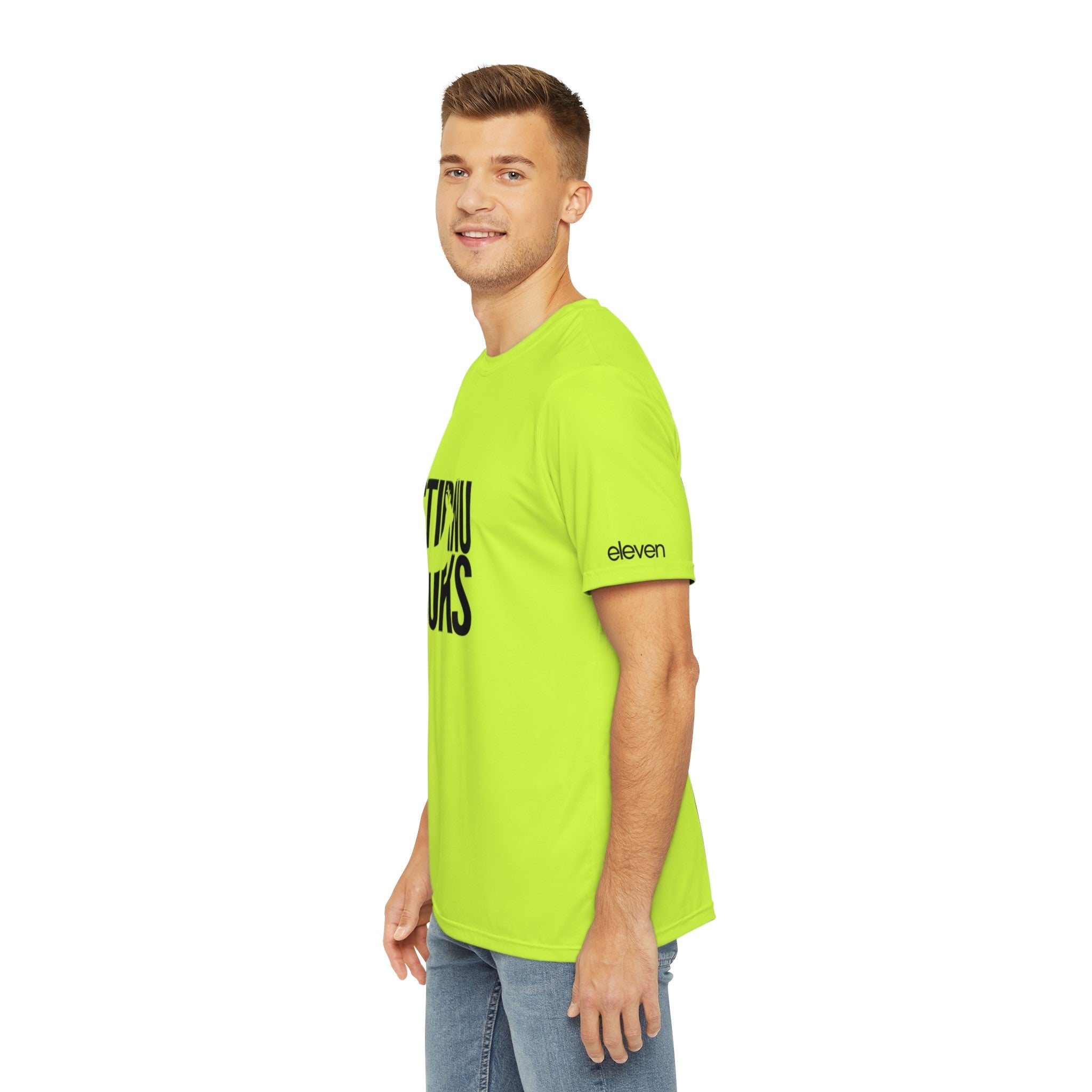 T-shirt de sport Classic ELEVEN SPORTSWEAR STIRNU BUKS – Fluorescent / néon