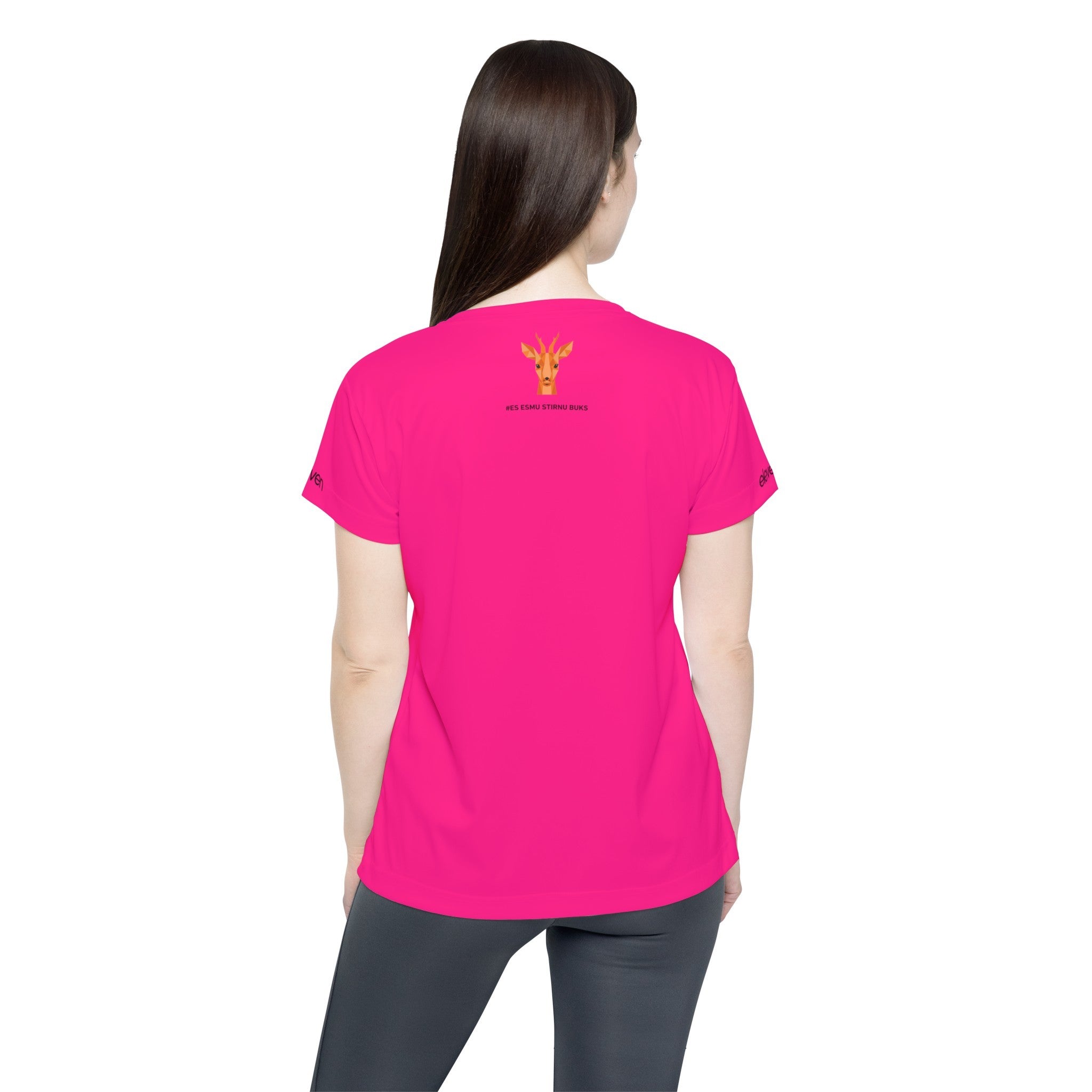 ELEVEN SPORTSWEAR women's sports t-shirt STIRNU BUKS - fluo pink