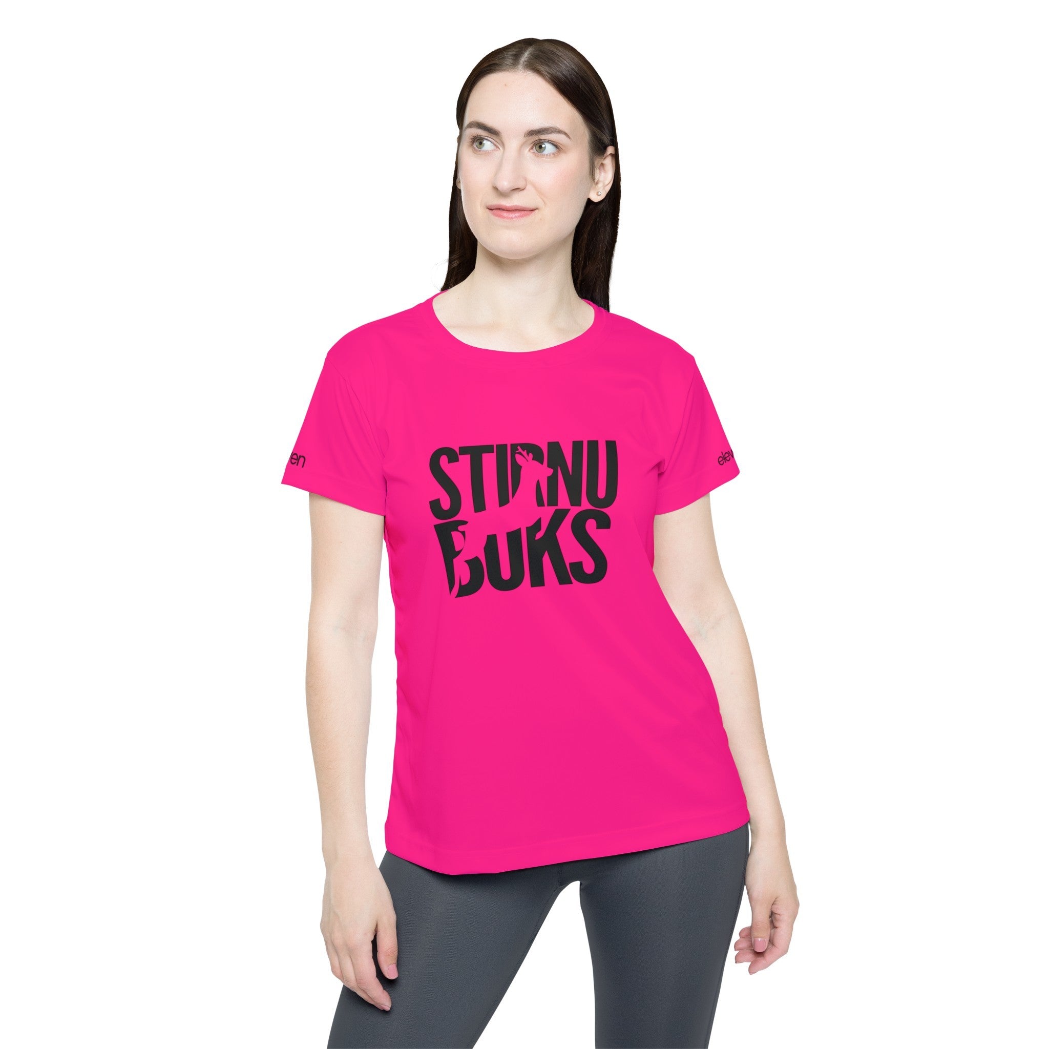 ELEVEN SPORTSWEAR women's sports t-shirt STIRNU BUKS - fluo pink