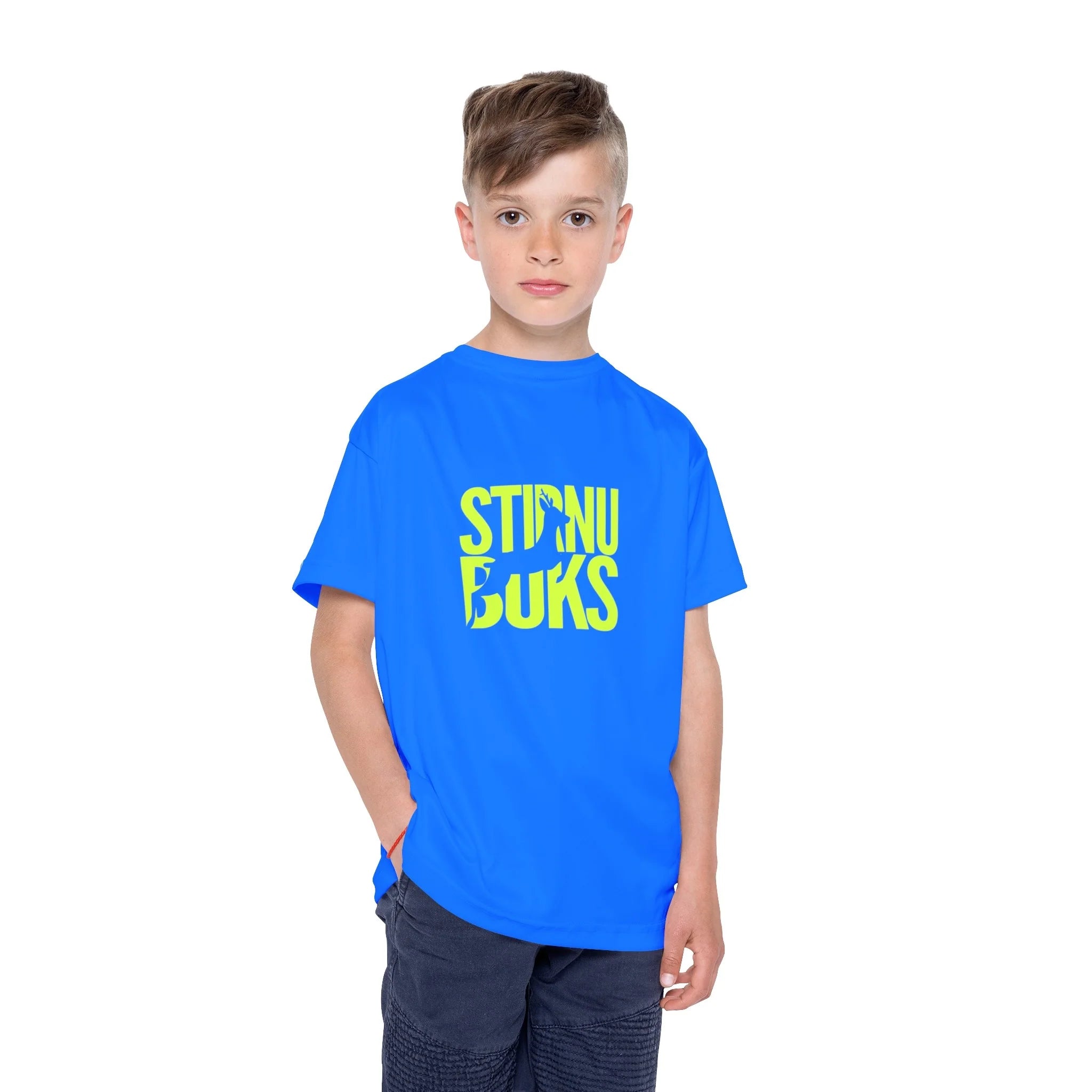 ELEVEN SPORTSWEAR Stirnu Buks children's sports t-shirt - blue