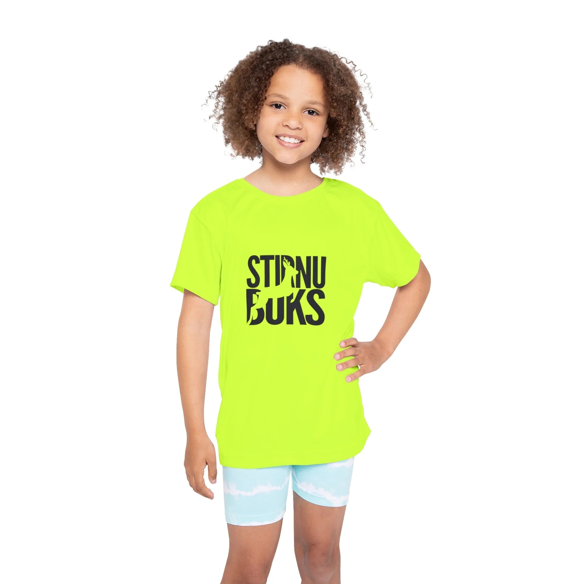 ELEVEN SPORTSWEAR Stirnu Buks Kinder-Sport-T-Shirt – Neon
