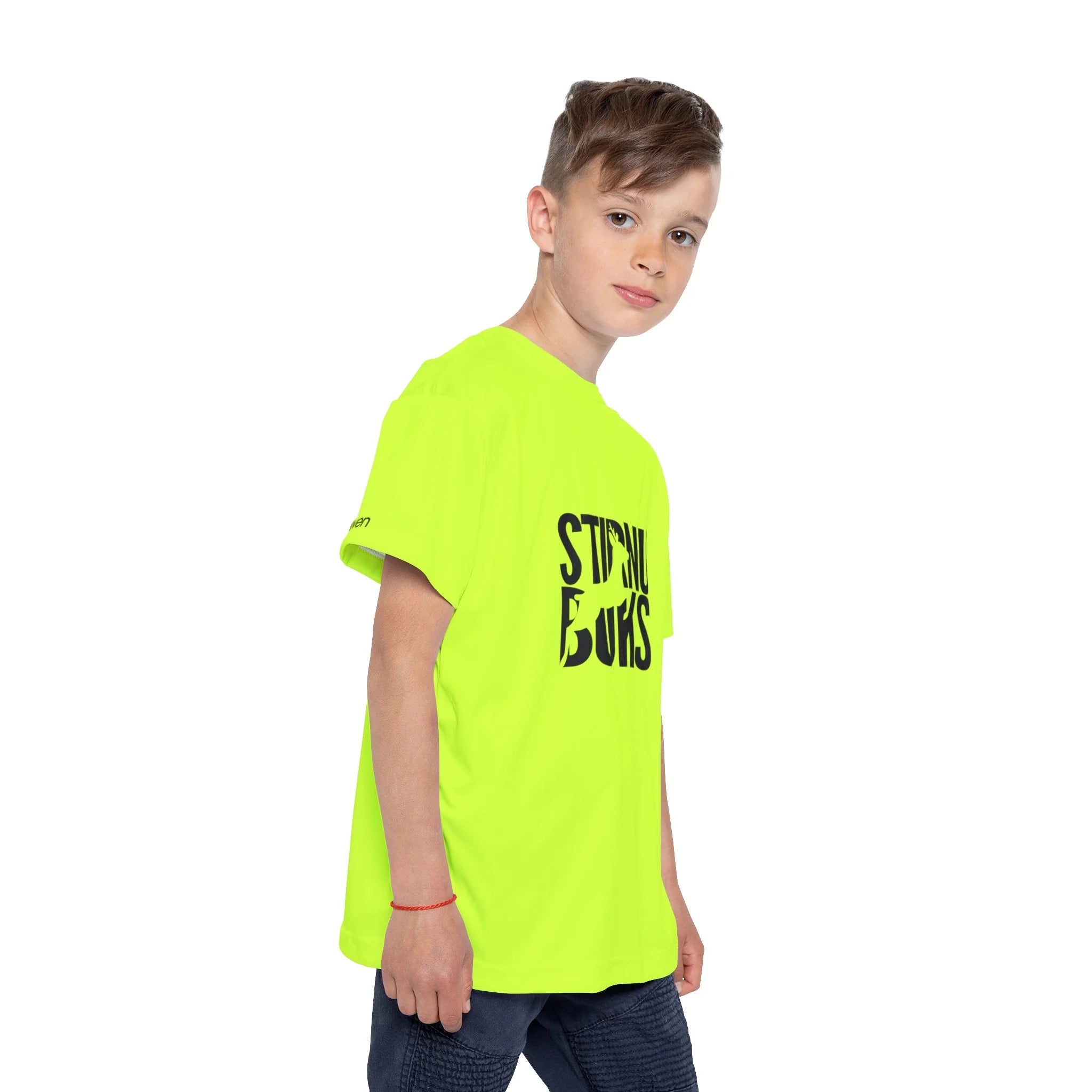 ELEVEN SPORTSWEAR Stirnu Buks Kinder-Sport-T-Shirt – Neon
