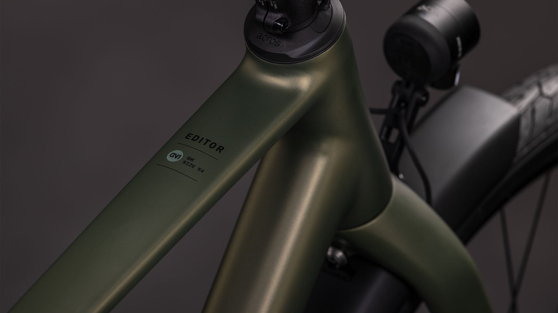 CUBE EDITOR ONE citybike - reedgreen´n´black