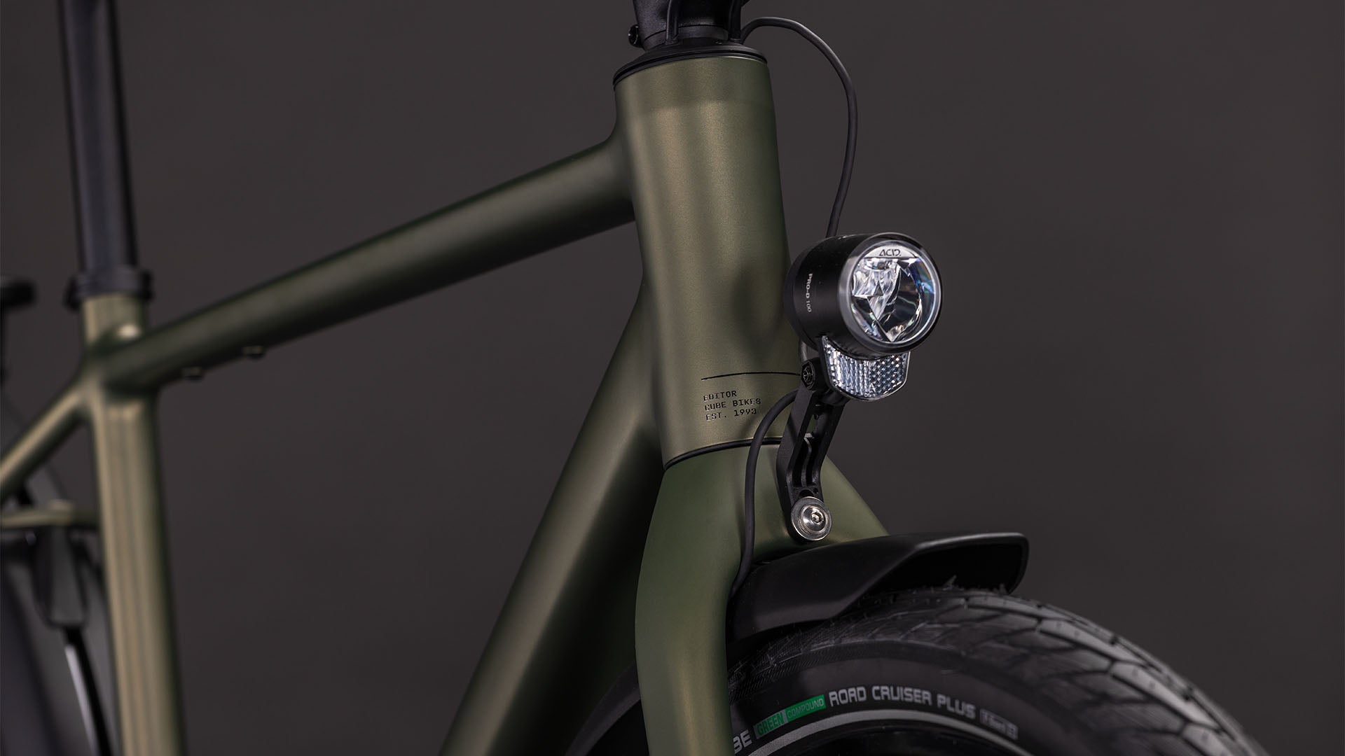 CUBE EDITOR ONE citybike - reedgreen´n´black