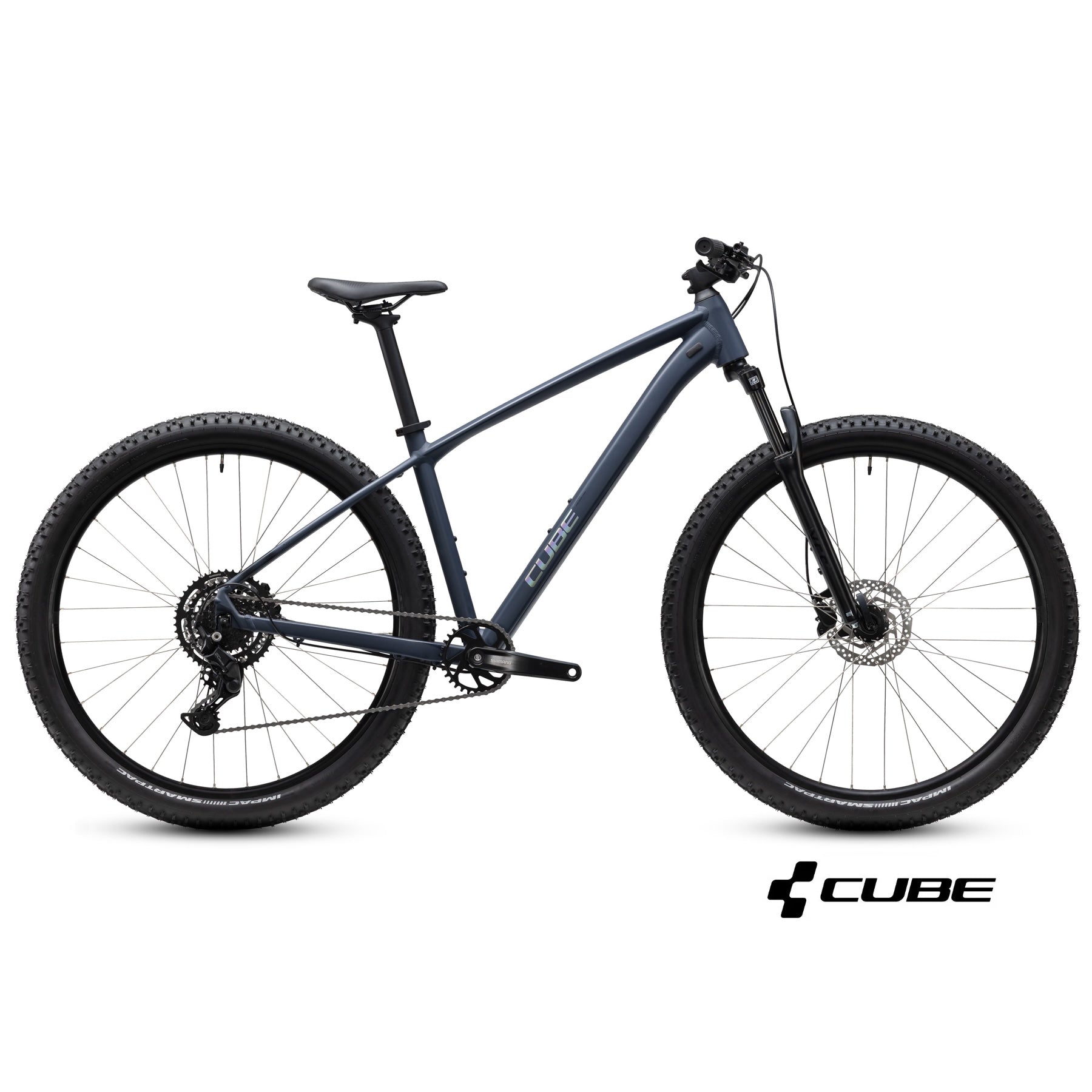 Bicicleta de montaña CUBE AIM ONE 29 - lila claro y cromo