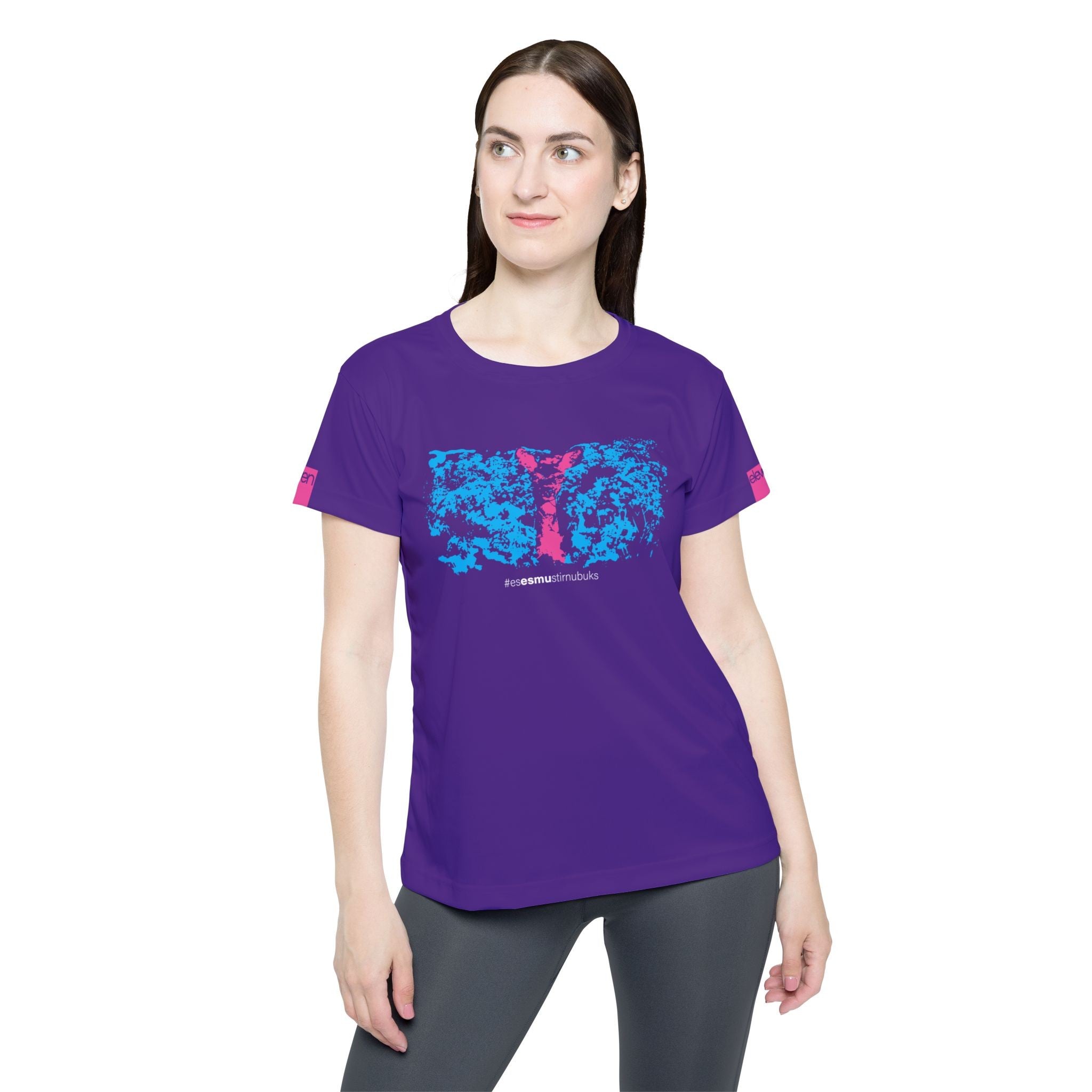 ELEVEN SPORTSWEAR women's sports t-shirt STIRNU BUKS - purple