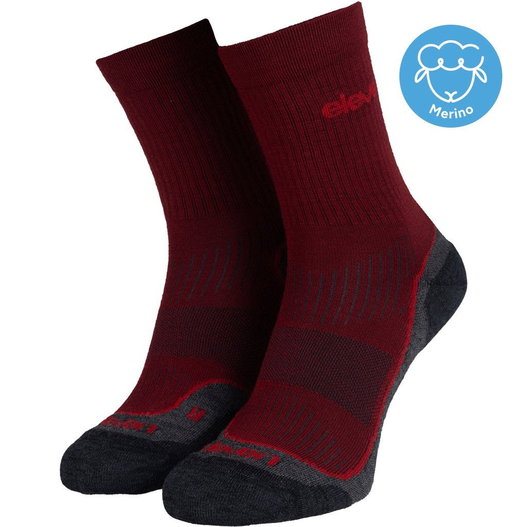 ELEVEN SPORTSWEAR Merino Vento Sokker - chianti