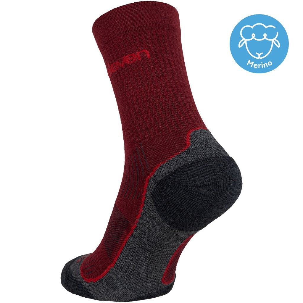 ELEVEN SPORTSWEAR Merino Vento Sokker - chianti