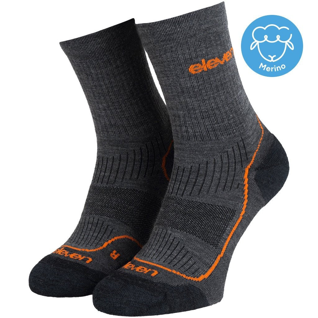 Calze ELEVEN SPORTSWEAR Merino Vento - grigio