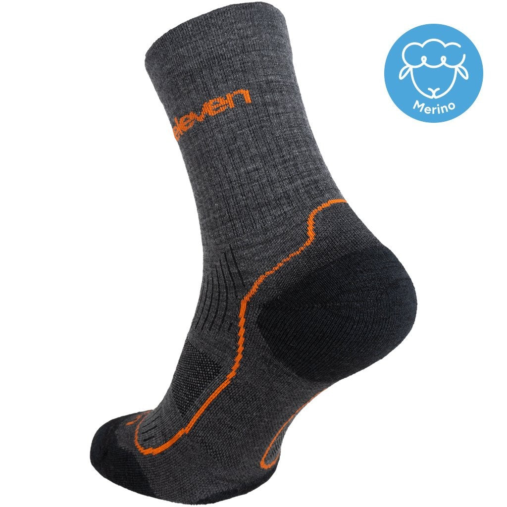 Calze ELEVEN SPORTSWEAR Merino Vento - grigio