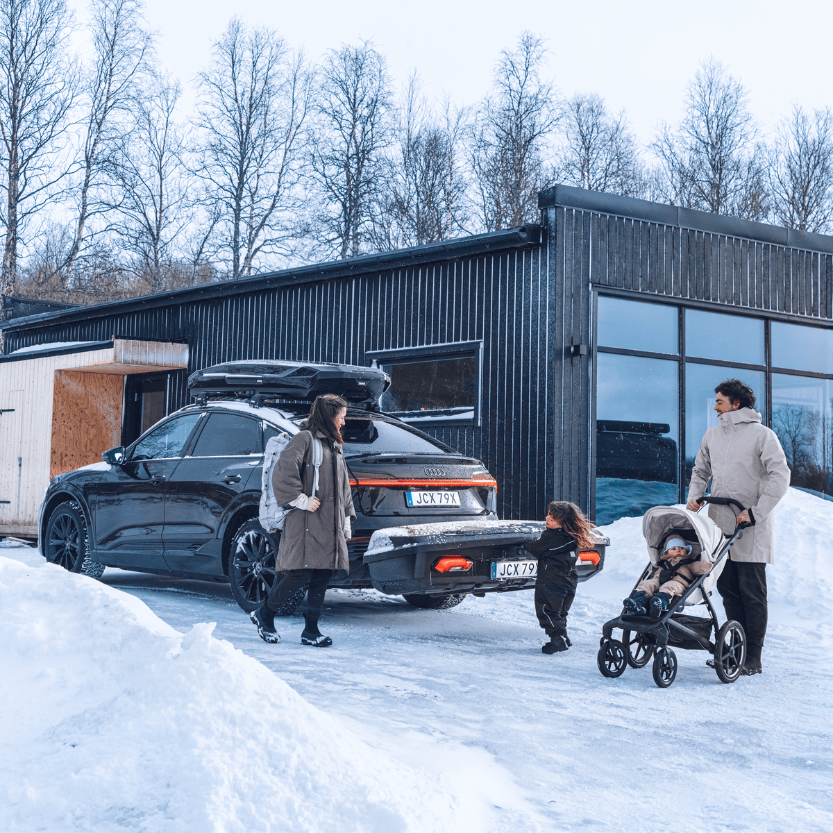 THULE ARCOS XL bagageboks til anhængertræk, sort 906600