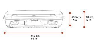 THULE ARCOS L dragkroksbox svart 906200