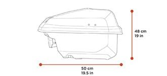 THULE ARCOS L dragkroksbox svart 906200