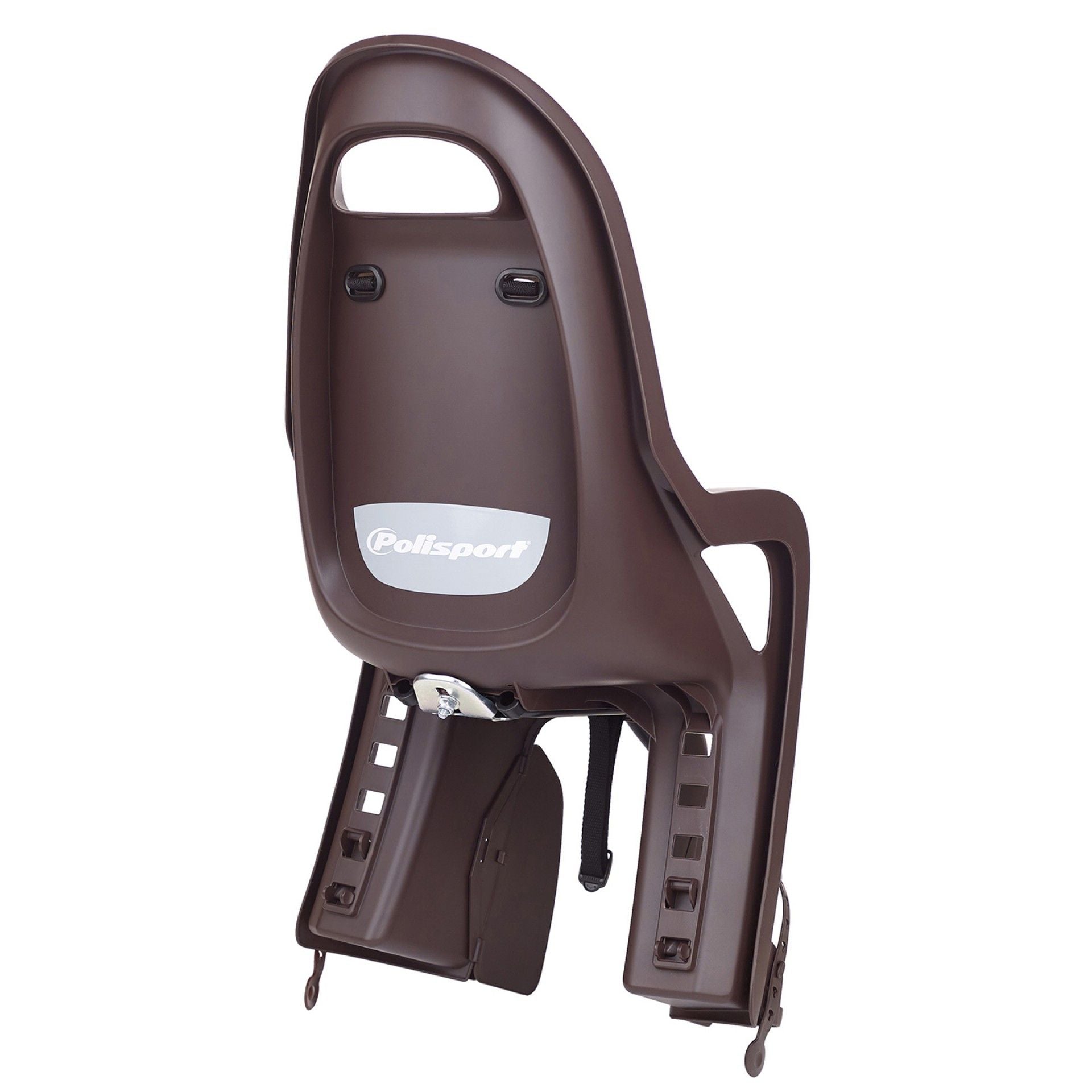 POLISPORT GROOVY FF Child Bike Seat for Frame - brown - POLISPORT - Evelostore
