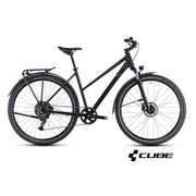 Vélo de trekking CUBE NATURE ONE ALLROAD - noir