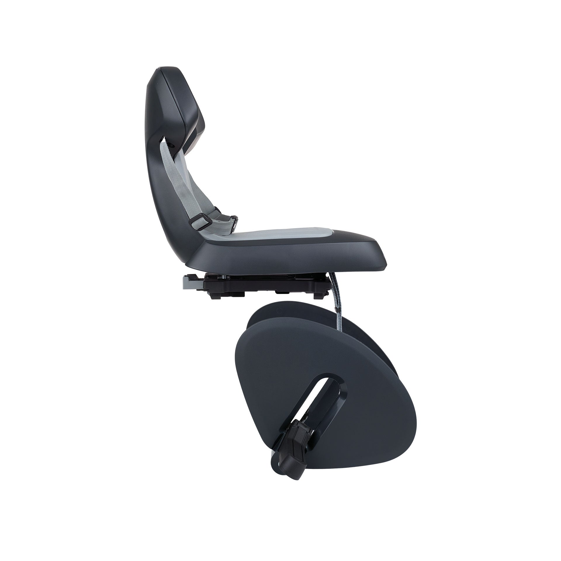 POLISPORT GUPPY Junior MIK‑HD vaikiška dviračio sėdynė – pilka