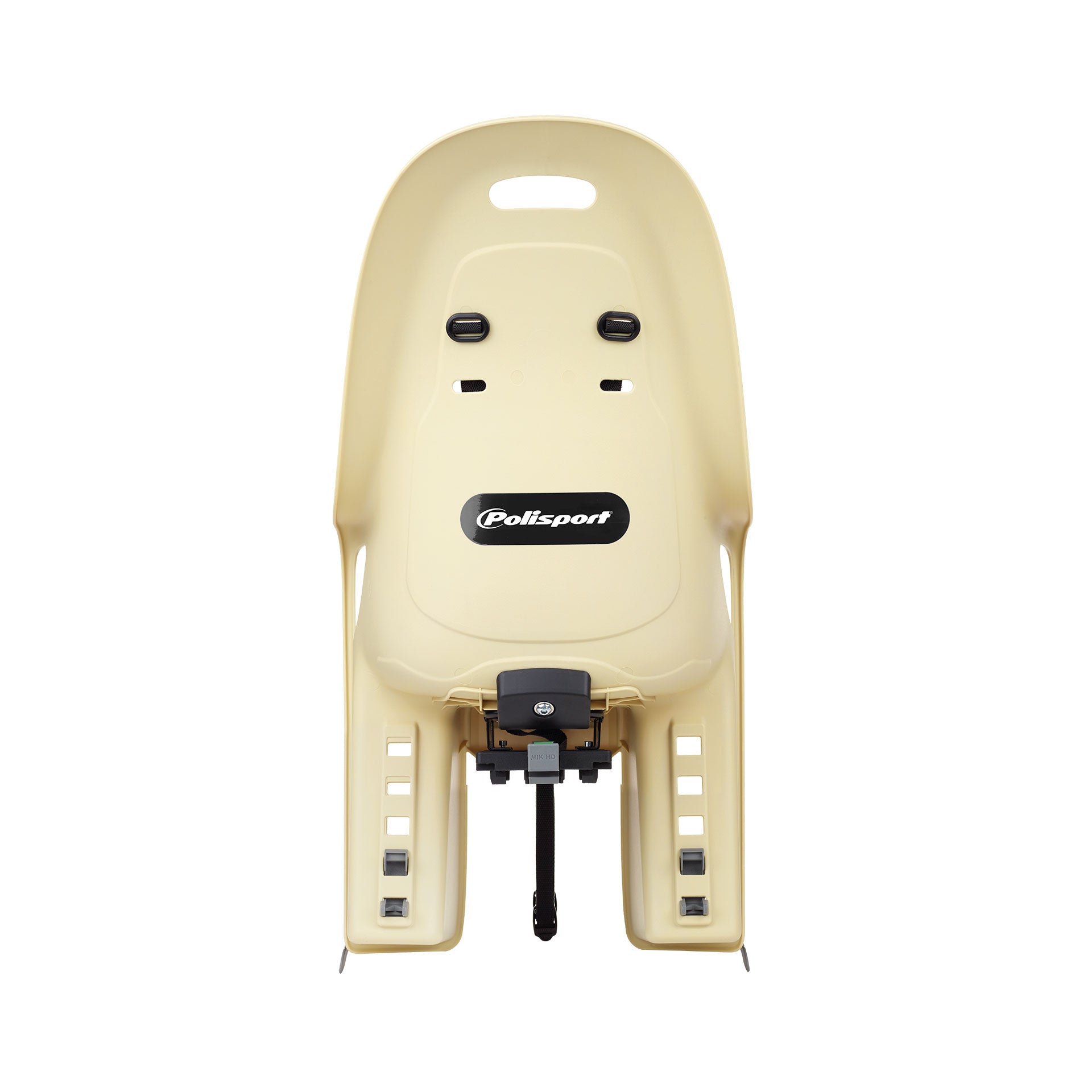 POLISPORT KOARI MIK - HD Child bike seat for MIK - HD Rack - yellow/grey - POLISPORT - Evelostore