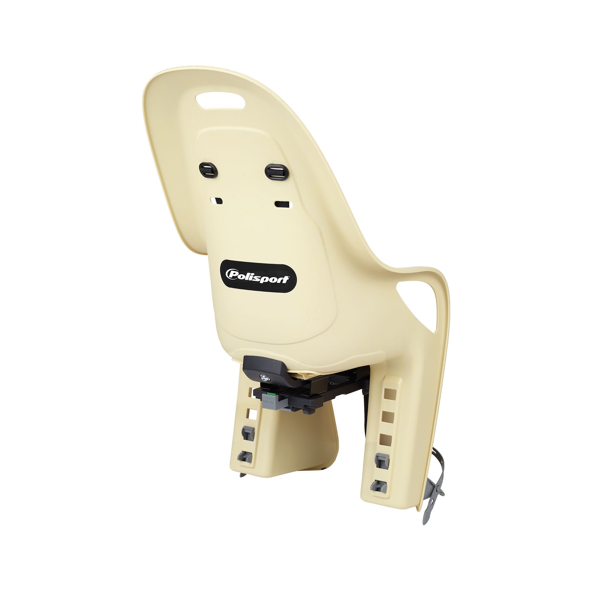 POLISPORT KOARI MIK - HD Child bike seat for MIK - HD Rack - yellow/grey - POLISPORT - Evelostore
