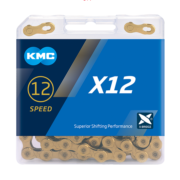 KMC X12 Ti-N Chain - 12-speed - gold