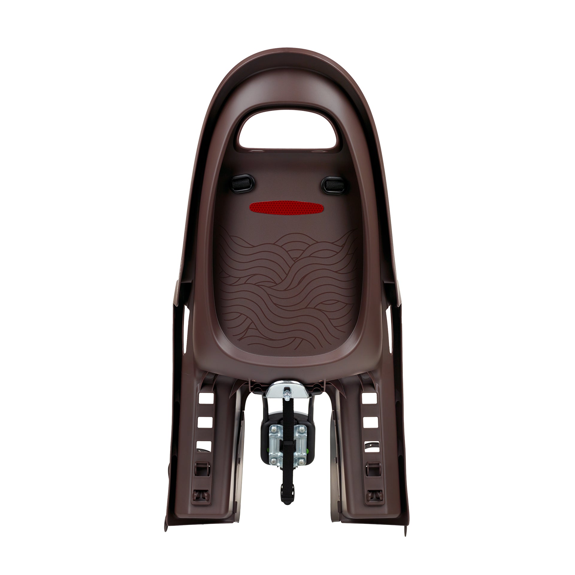 POLISPORT GROOVY FF Child Bike Seat for Frame - brown - POLISPORT - Evelostore