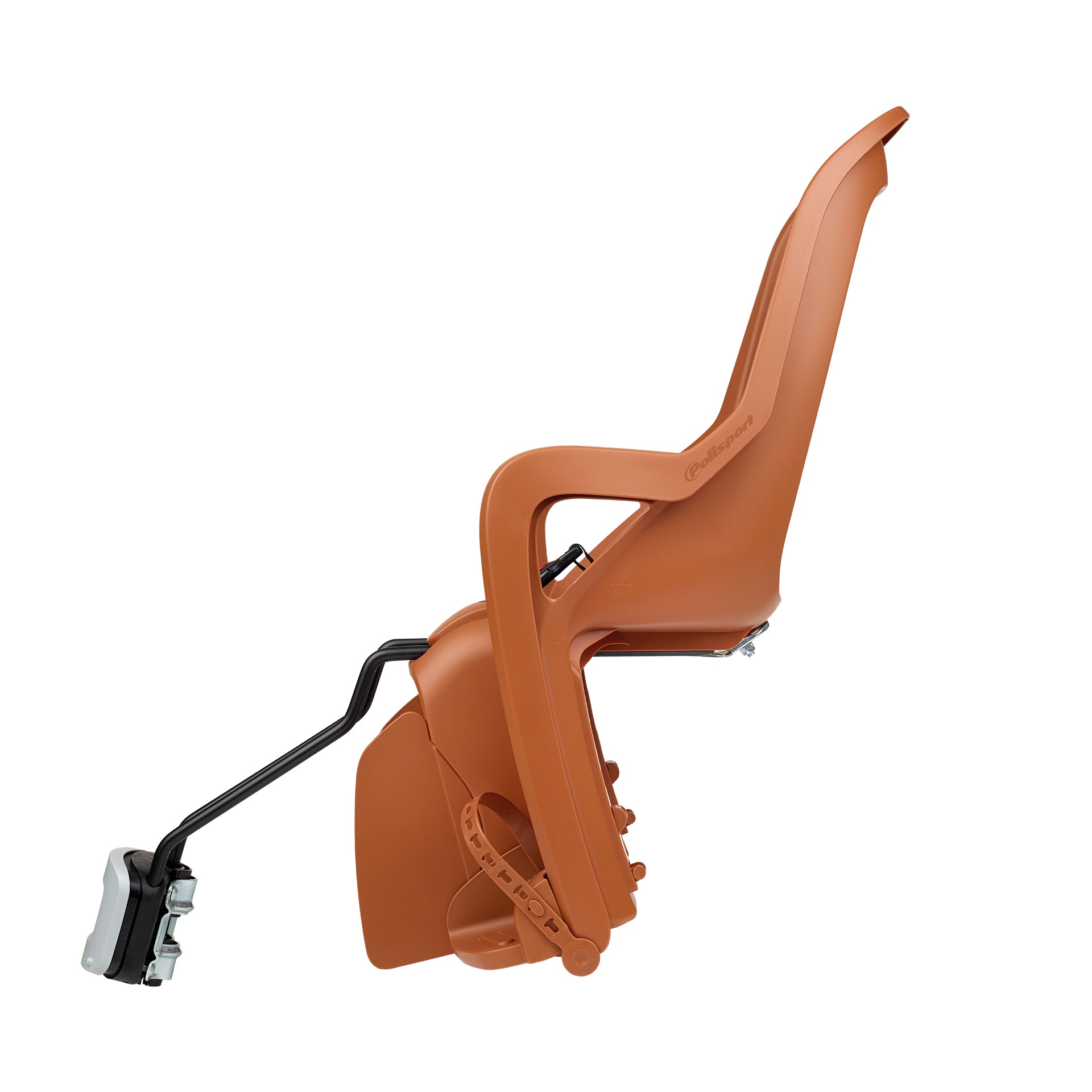 POLISPORT GROOVY Maxi FF 29" Child bike seat for Frame - Caramel brown