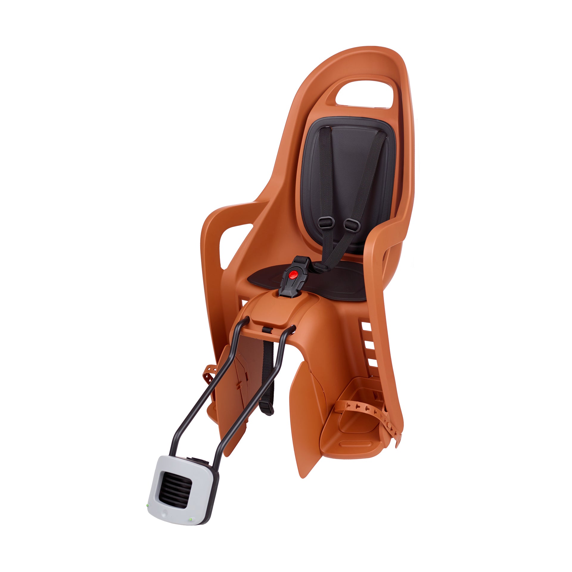 POLISPORT GROOVY Maxi FF 29" Child bike seat for Frame - Caramel brown