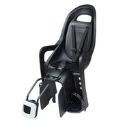 POLISPORT GROOVY FF Child bike seat for Frame - black/dark grey - POLISPORT - Evelostore