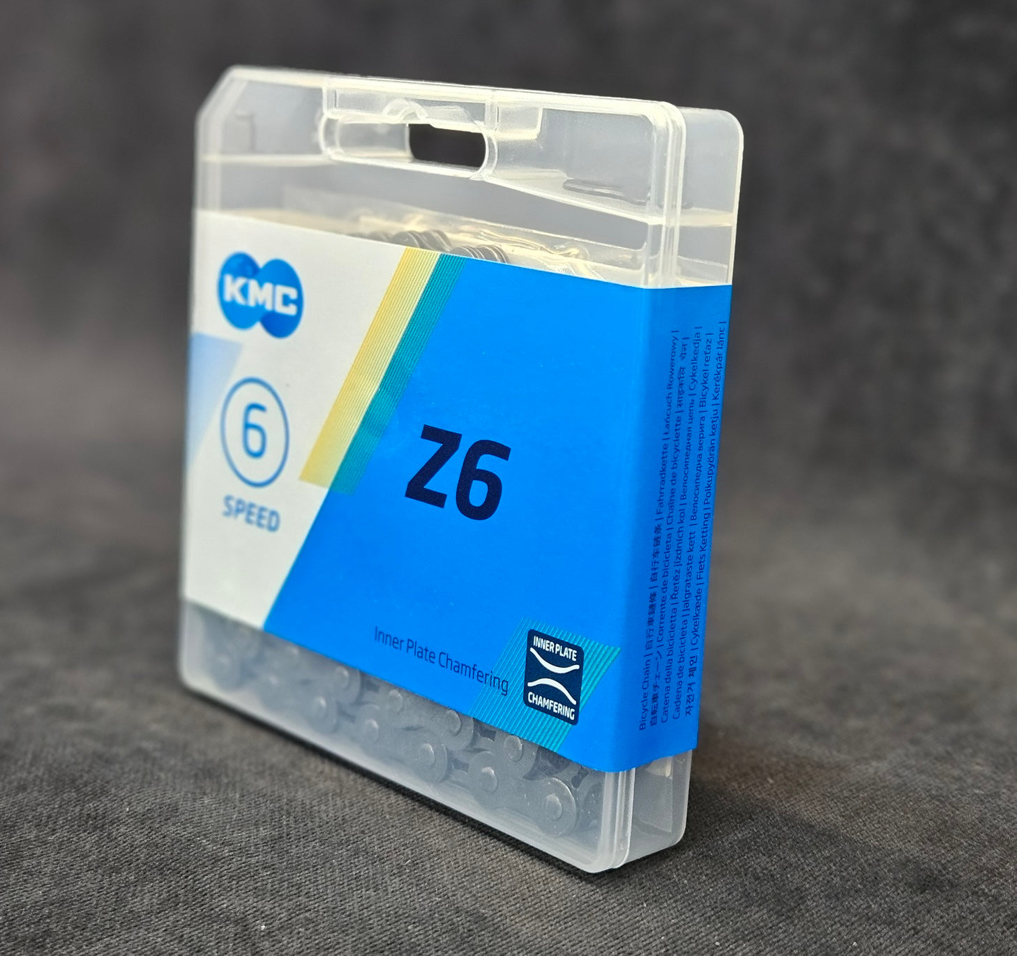 KMC Z6 Chain - 6/7/8 speed - grey