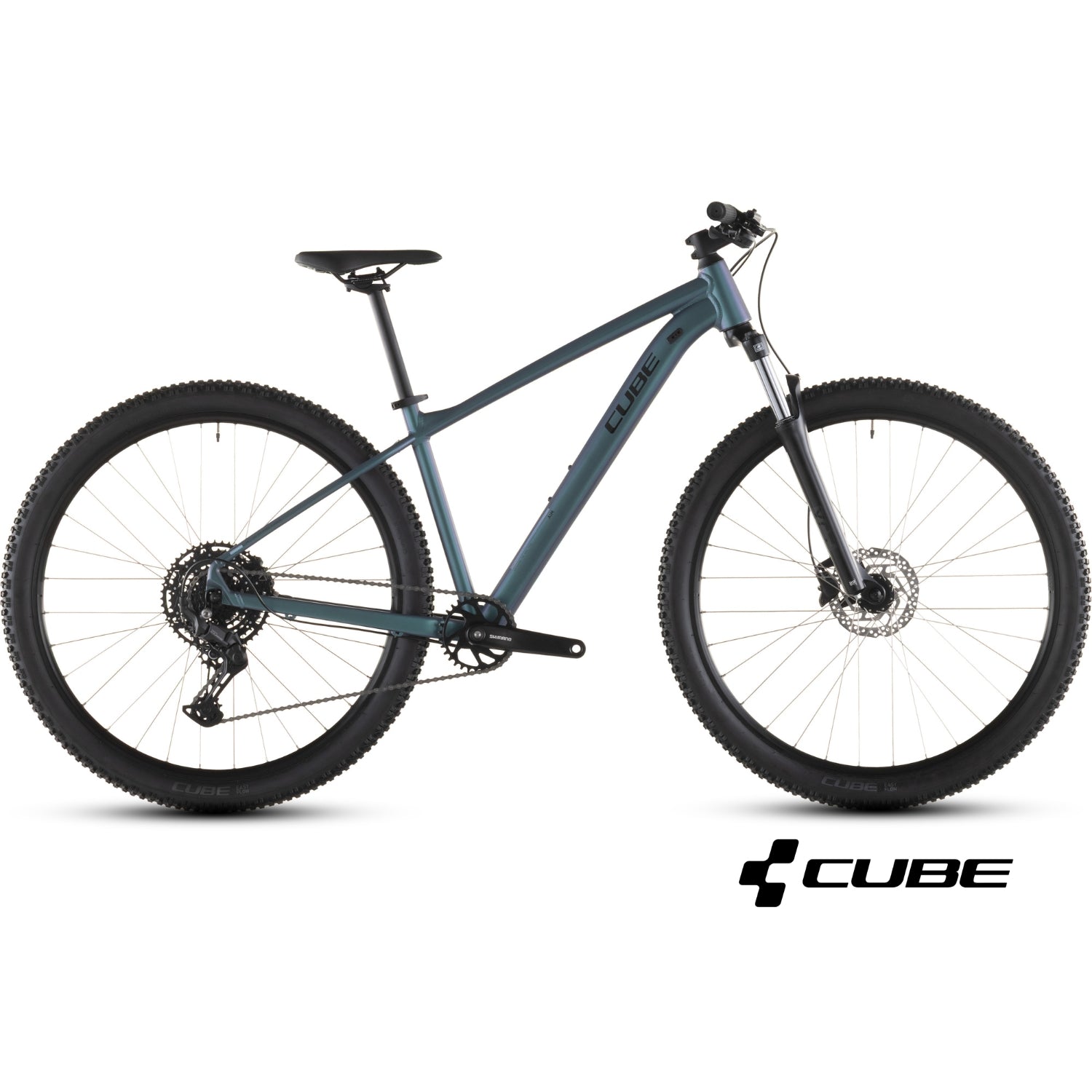 CUBE AIM PRO 29 mountain bike - smaragdgrey´n´prism 2026 - CUBE - Evelostore