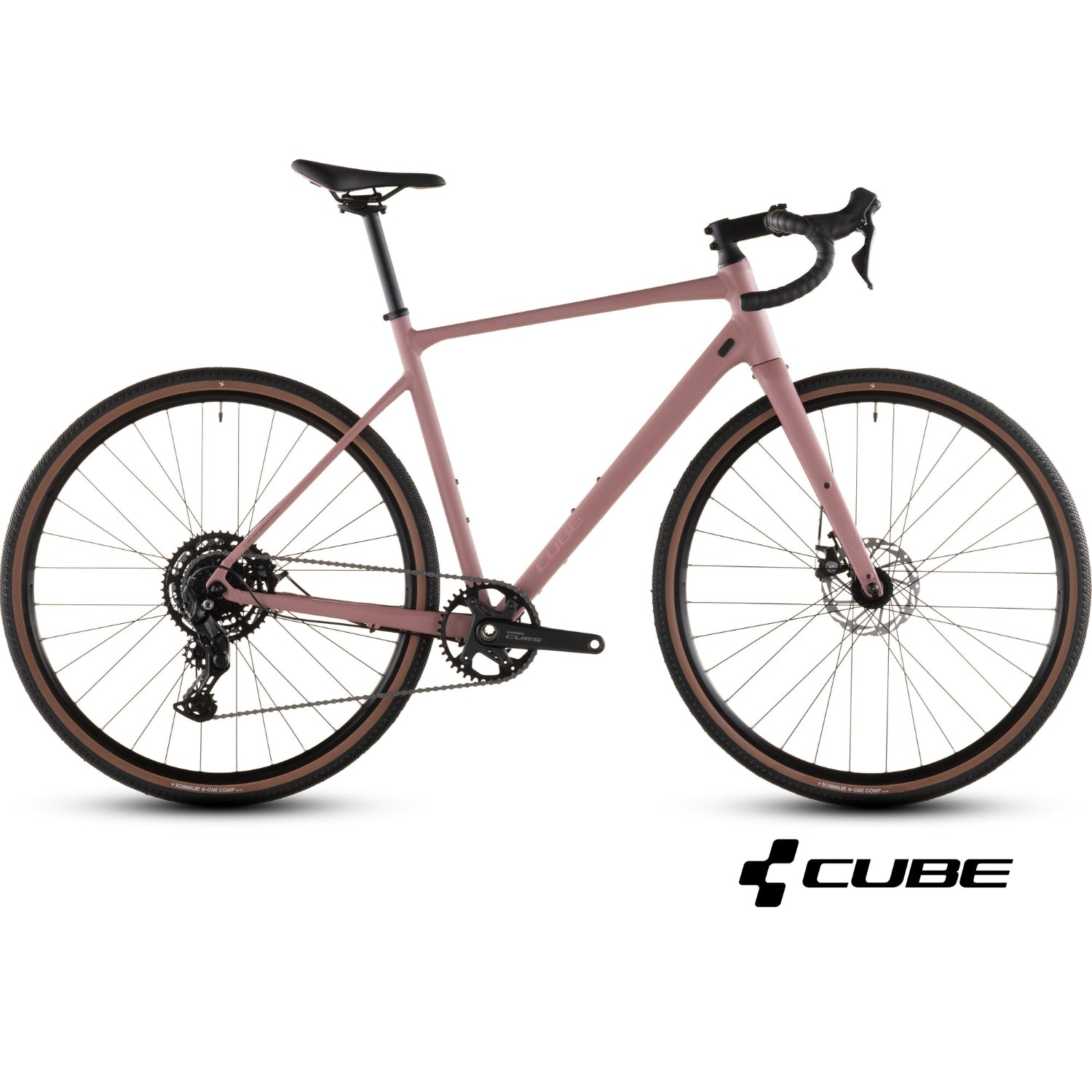 CUBE NUROAD ONE 28 gravel bike - ruby´n´puce - CUBE - Evelostore