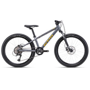 CTM ROCKY 4.0 24" kids bicycle - matt grey / gold yellow - CTM - Evelostore