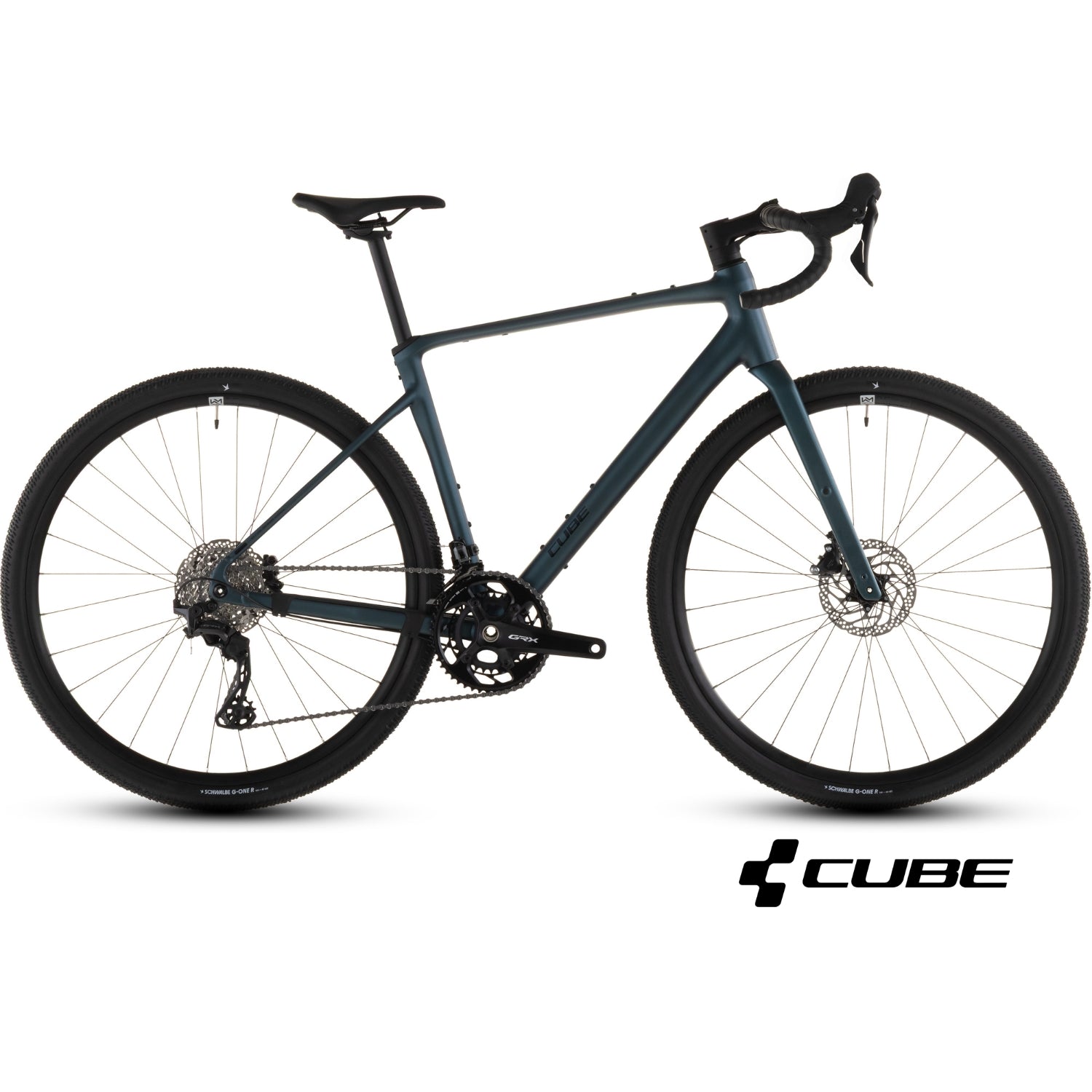 CUBE NUROAD RACE gravel bicycle - royalgreen´n´black - CUBE - Evelostore