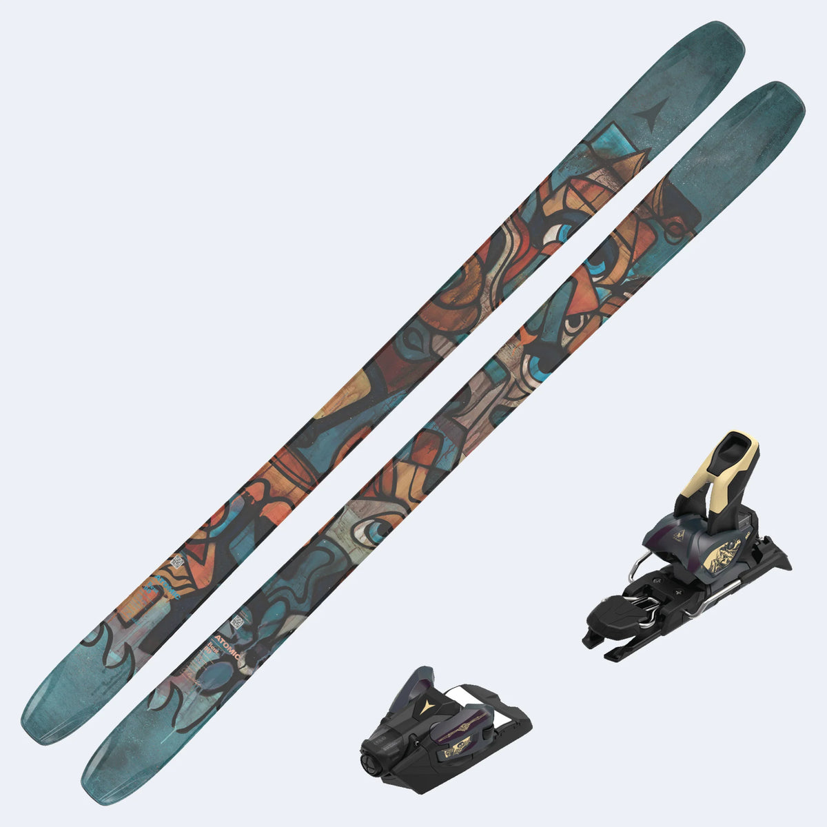 ATOMIC BENT 90 All-Mountain Freestyle-ski med bindinger